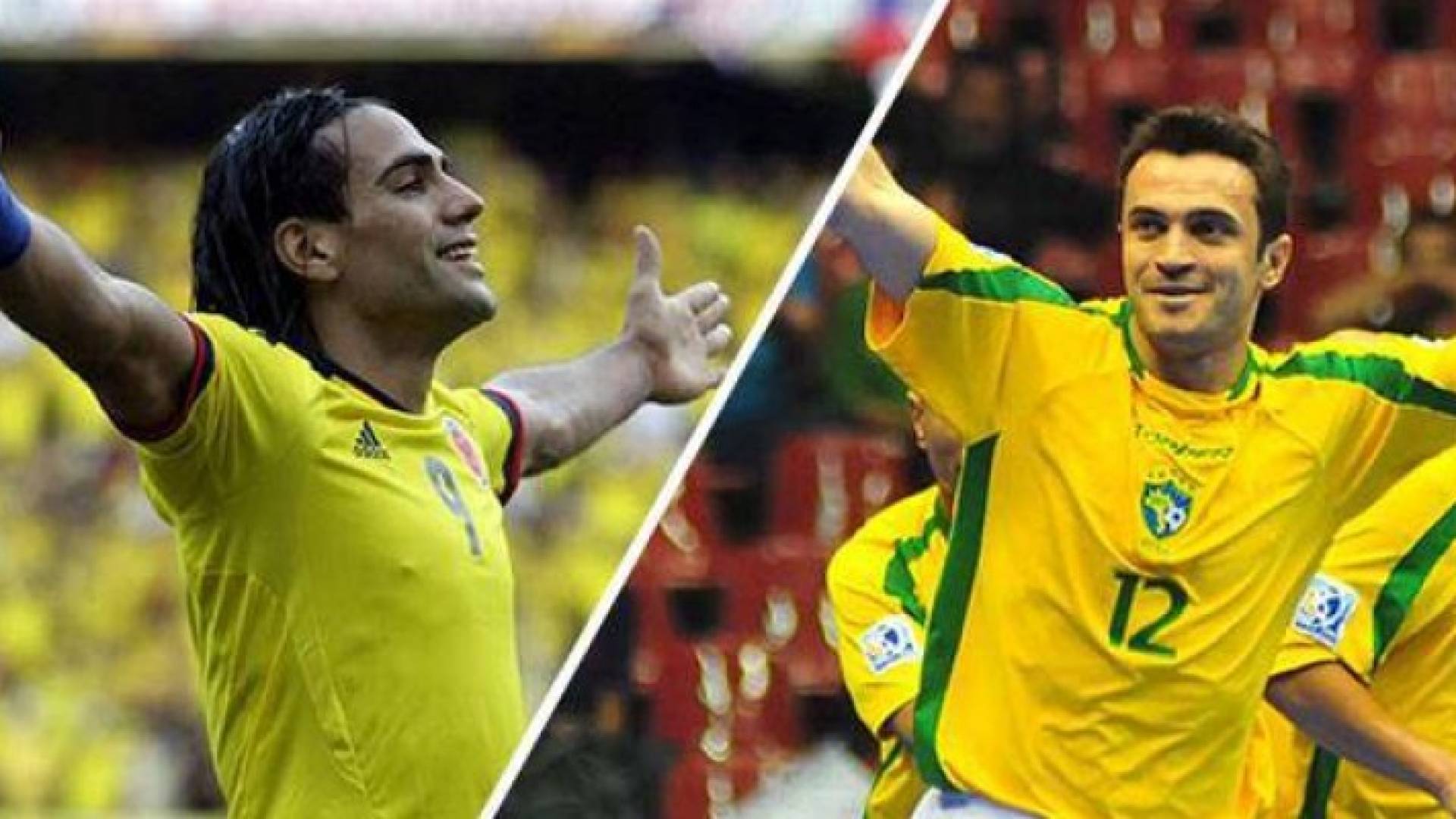 فالكاو الكولومبي يهنئ فالكاو البرازيلي