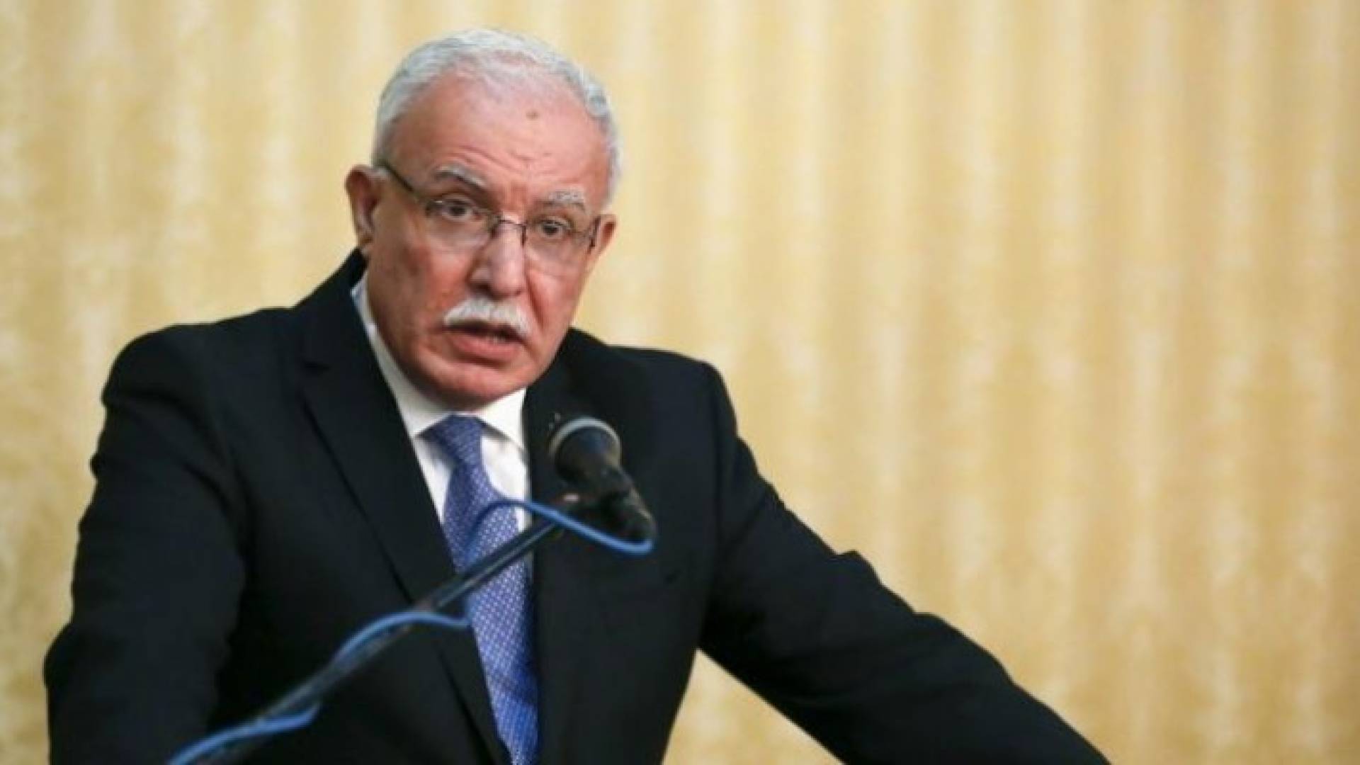 وزير الخارجية الفلسطيني رياض المالكي