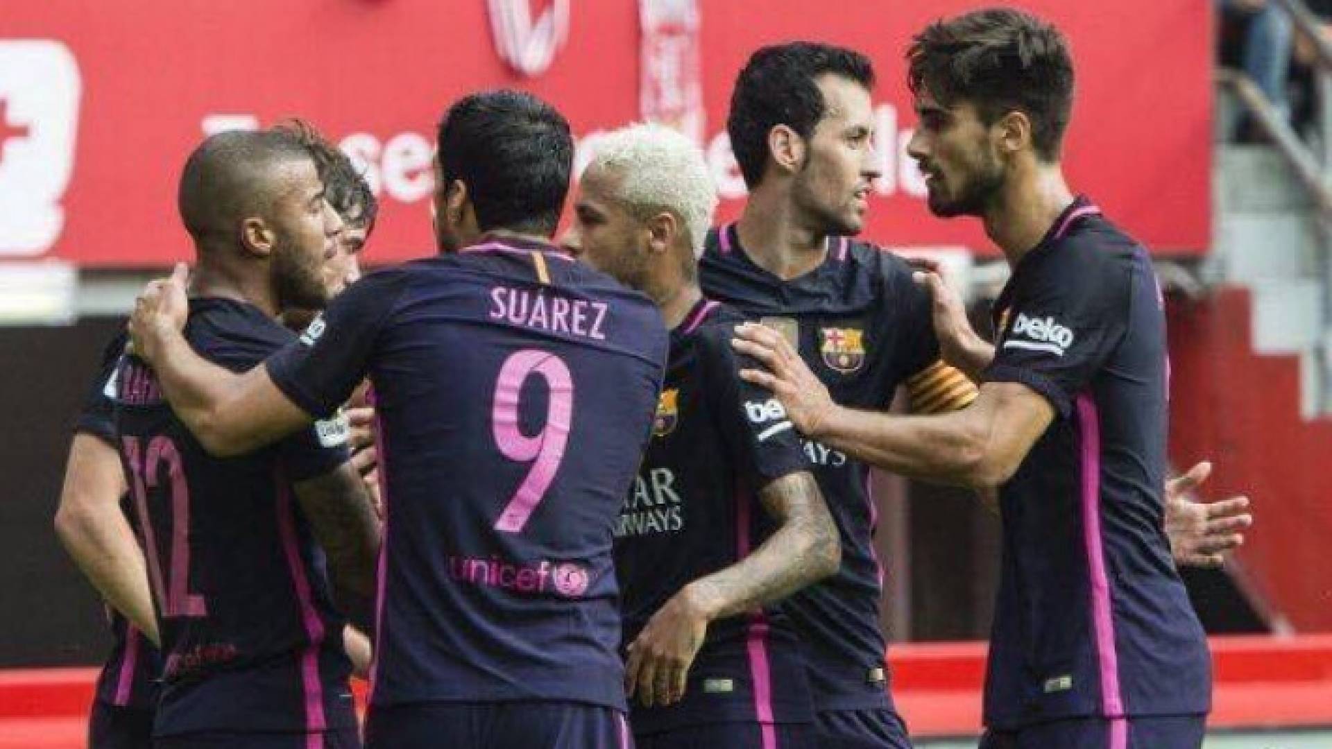 برشلونة يمطر شباك خيخون بخماسية في الليجا