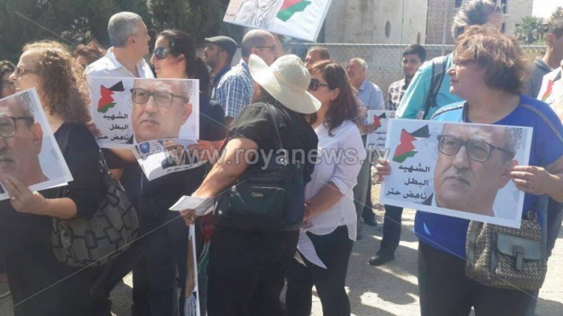 جانب من الإعتصام أمام رئاسة الوزراء على الدوار الرابع 