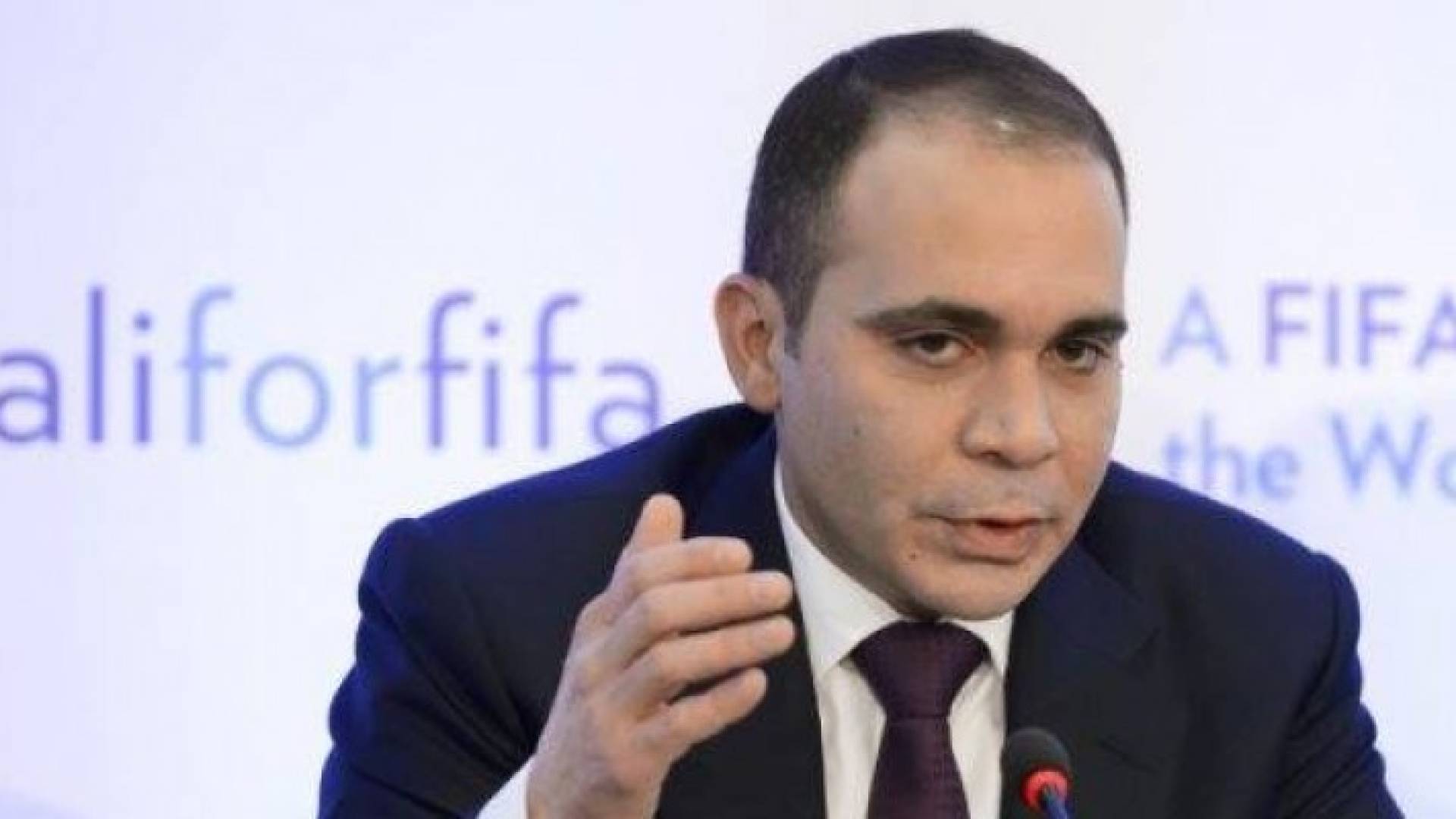 سمو الامير علي بن الحسين رئيس الاتحاد الاردني لكرة القدم