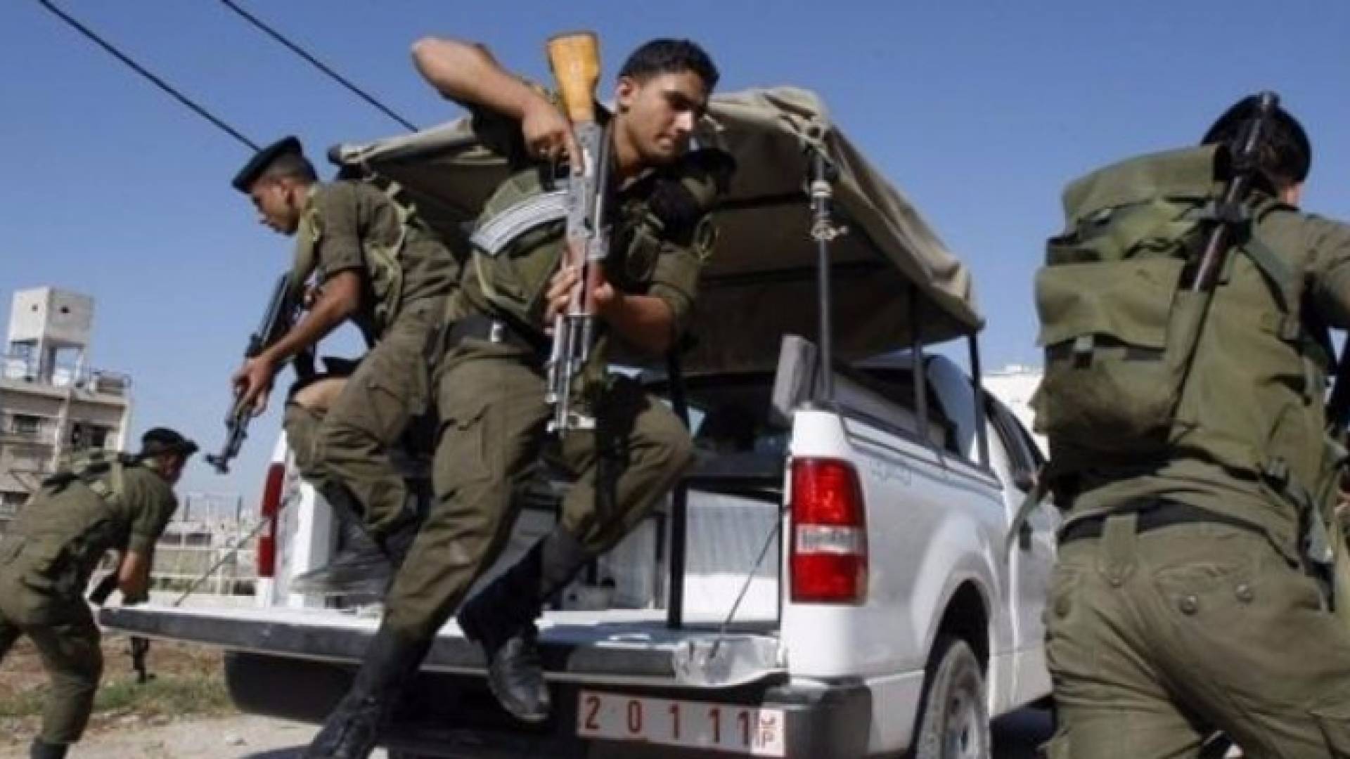 عناصر من الشرطة الفلسطينية 