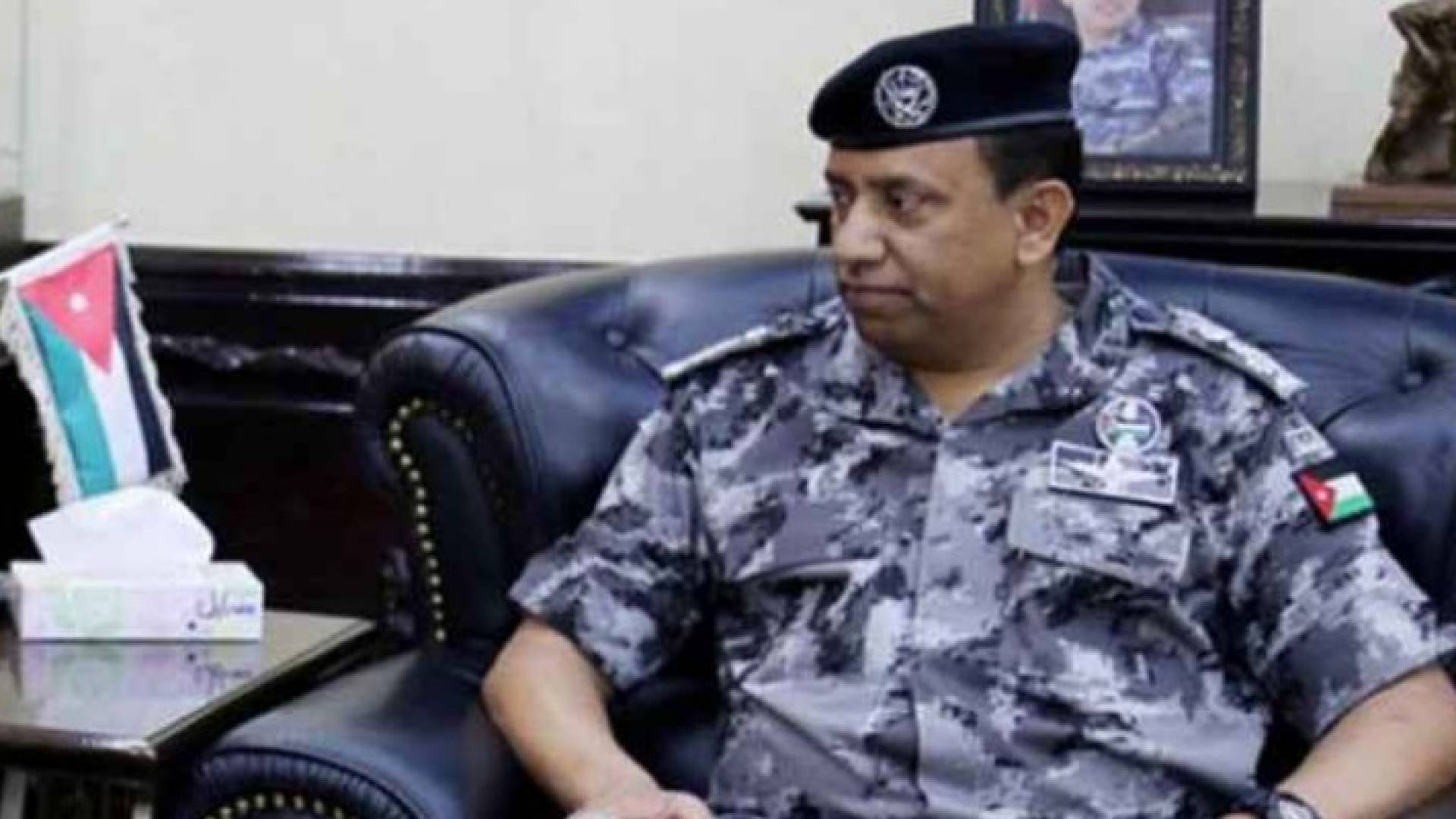 المدير العام لقوات الدرك اللواء الركن حسين محمد الحواتمة - صورة أرشيفيه