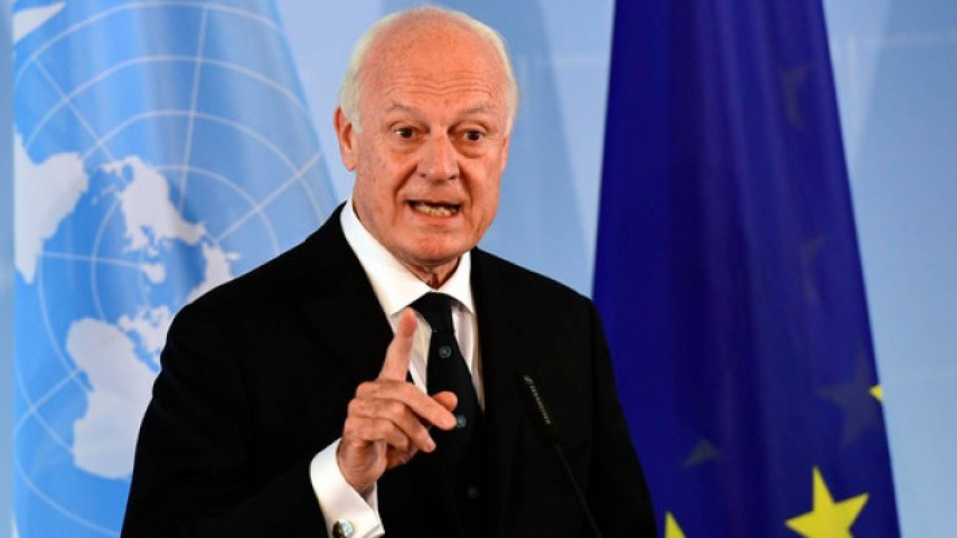  المبعوث الأممي إلى سوريا ستيفان دي ميستورا