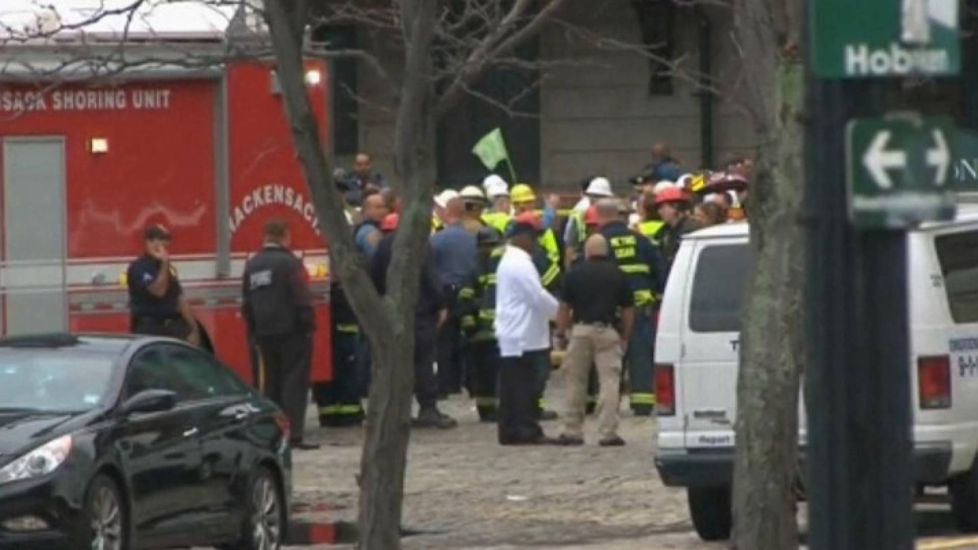 خروج قطار عن مساره في ولاية نيوجرسي شرقي الولايات المتحدة