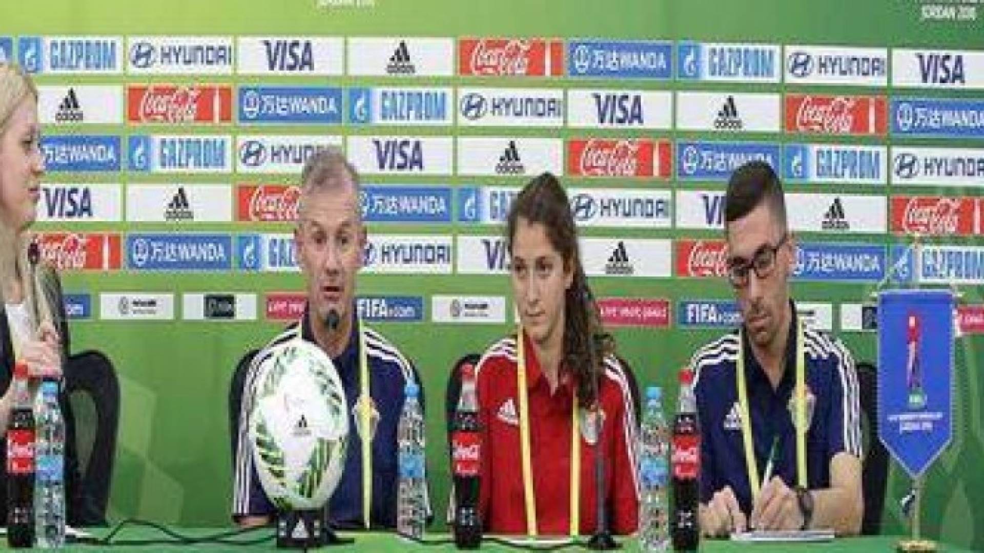 المؤتمر الصحفي لمباراة الاردن والمكسيك في ستاد عمان غدا