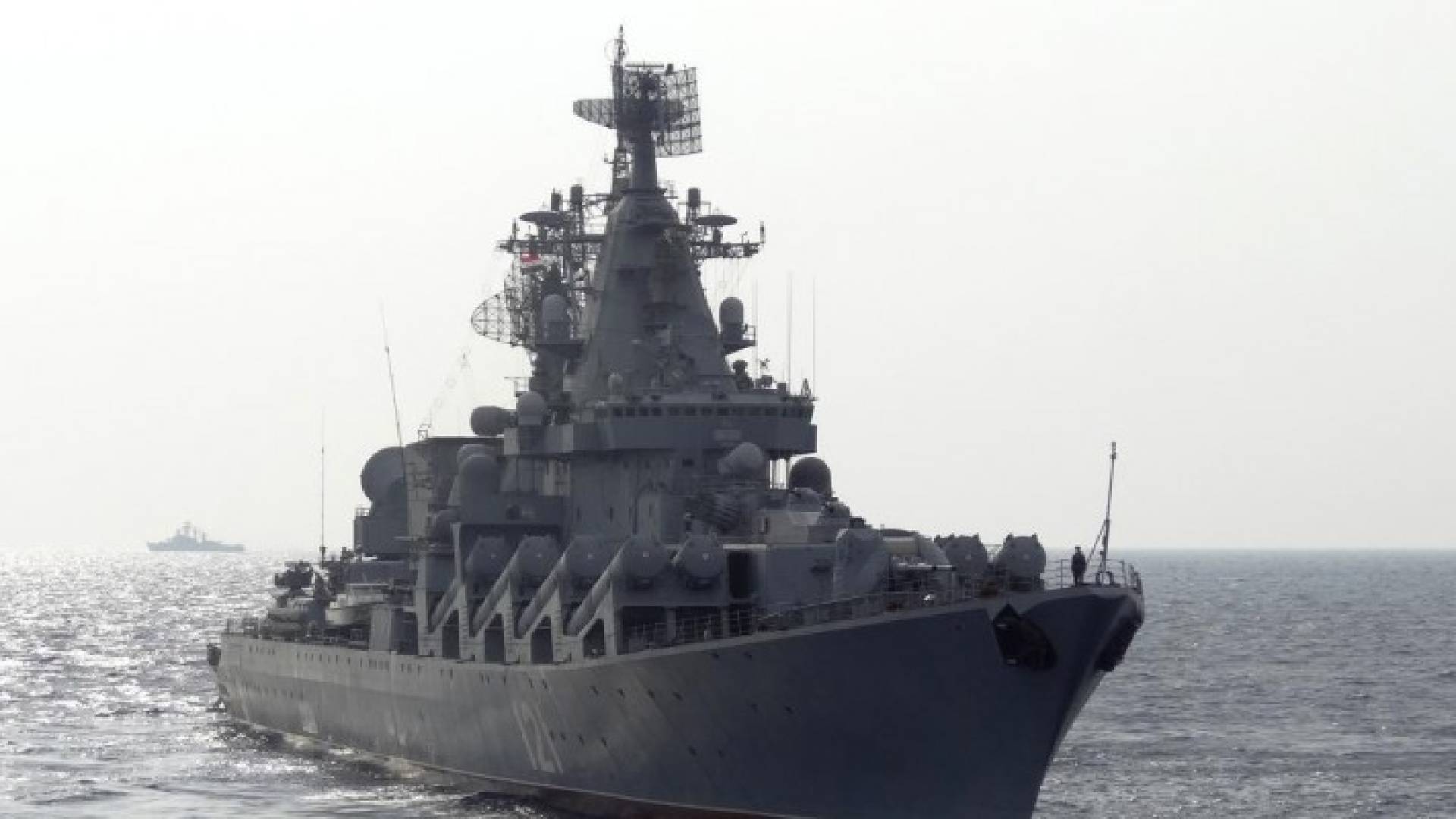  سفينة حربية روسية بالقرب من السواحل السورية في البحر المتوسط - أرشيف