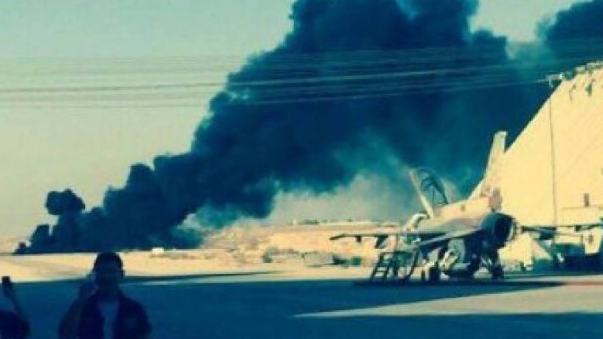 فيديو يظهر سقوط الطائرة الاسرائيلية 'اف 16'