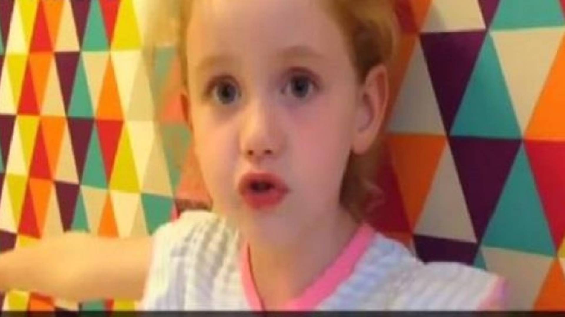 الطفلة اسمها بروك بلير وهي