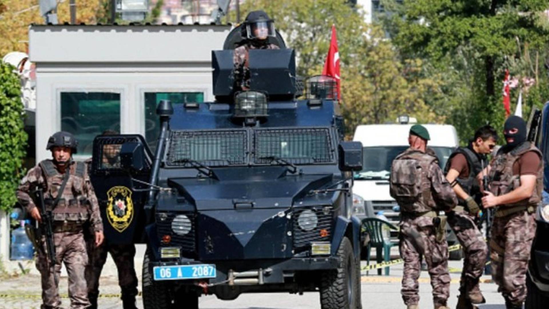  أفراد من الشرطة التركية في أنقرة