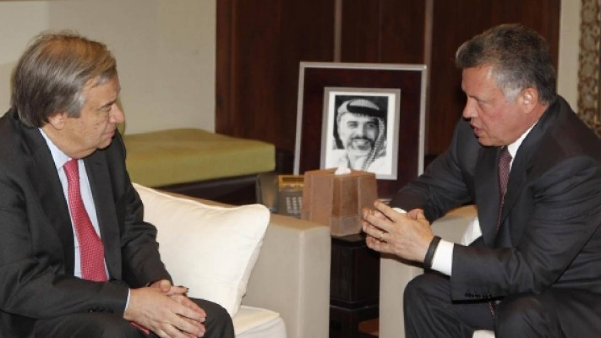 جلالة الملك عبدالله الثاني و غوتيرس - صورة أرشيفية