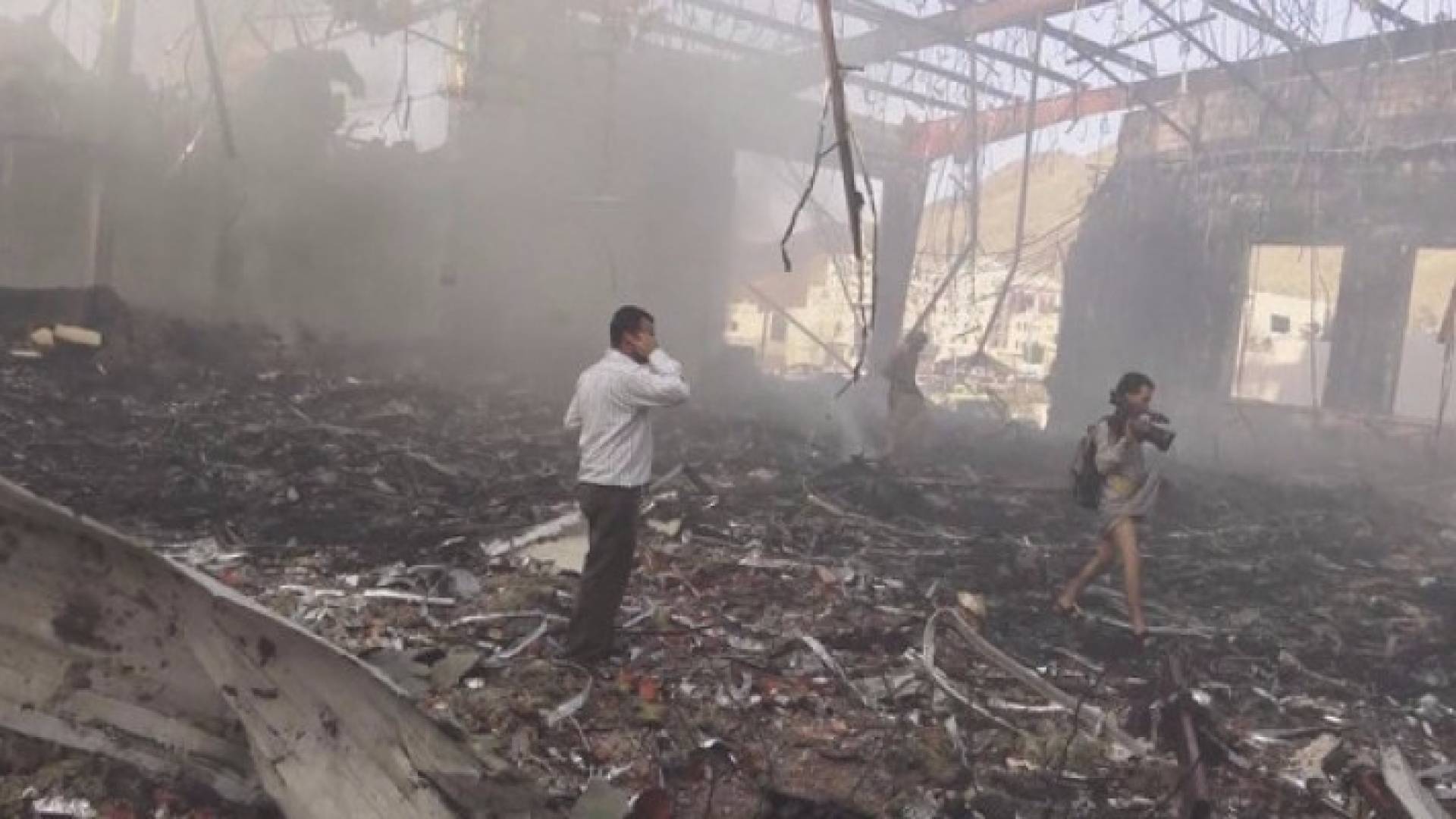 حادثة قاعة عزاء صنعاء