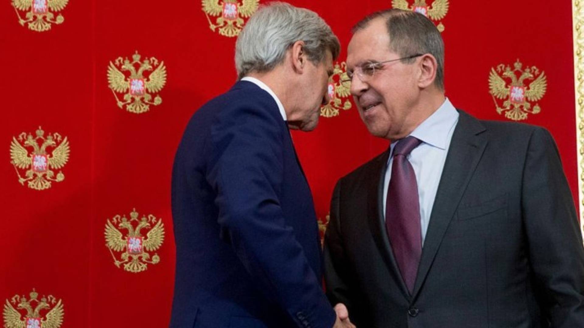 وزير الخارجية الامريكي ونظيره الروسي