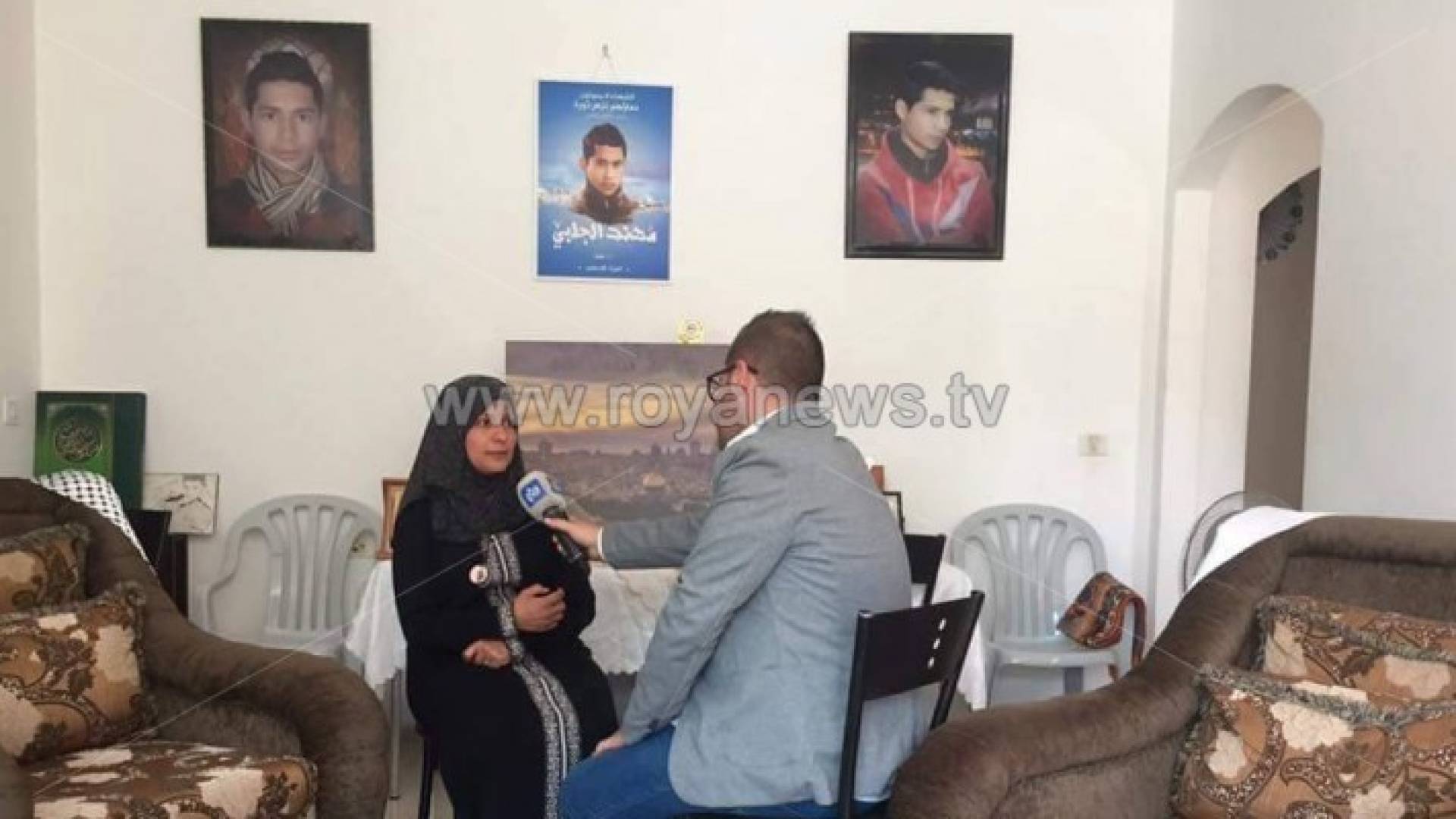 مقابلة الزميل حافظ أبو صبرا مع والدة الشهيد مهند الجلبي 