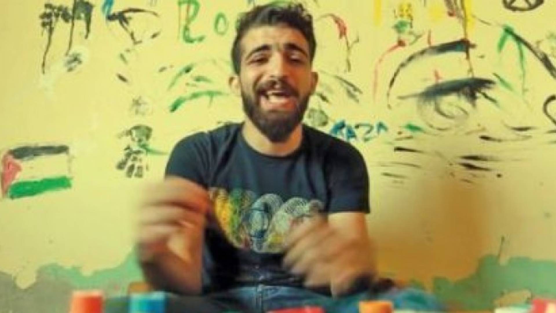 مغني الراب الغزي إبراهيم غنيم