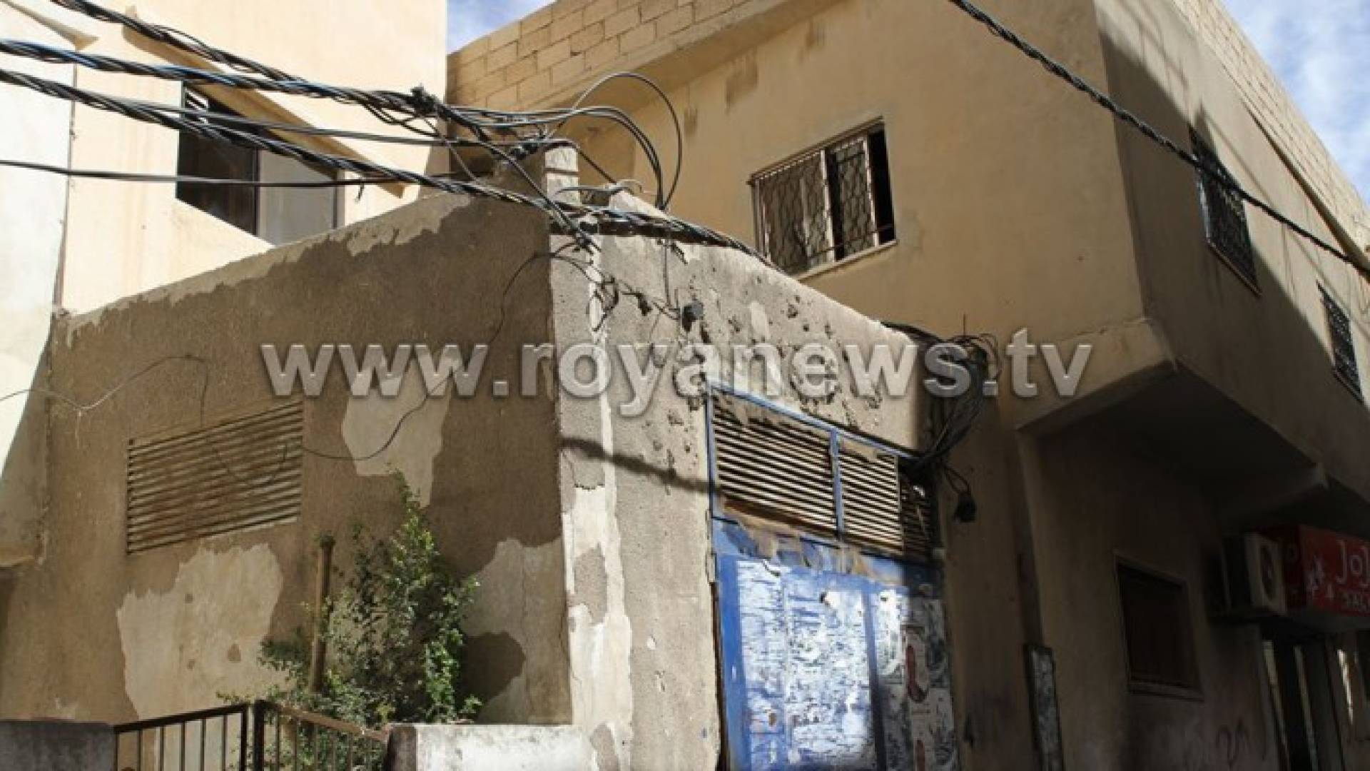 صورة للمحول الواقع بين التجمعات السكنية