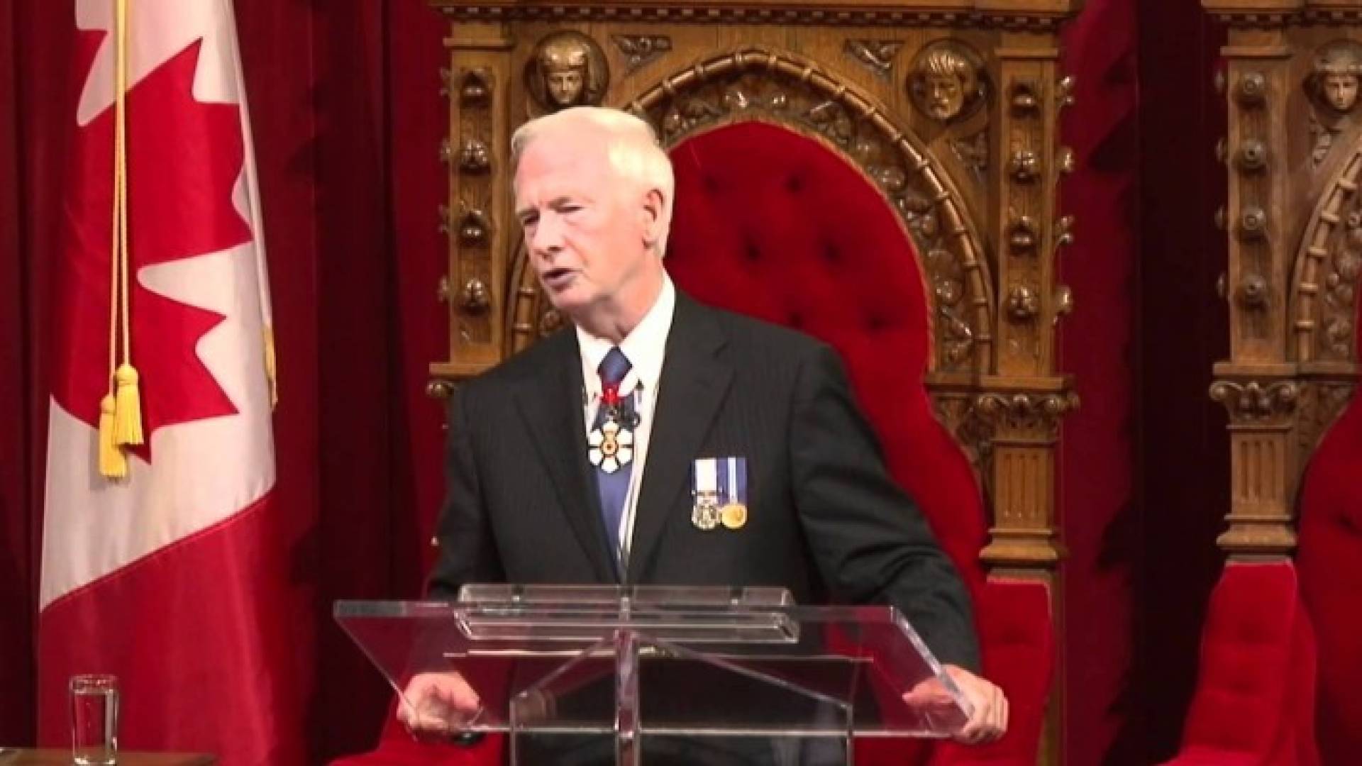 الحاكم العام لكندا ديفيد جونستون - ارشيفية