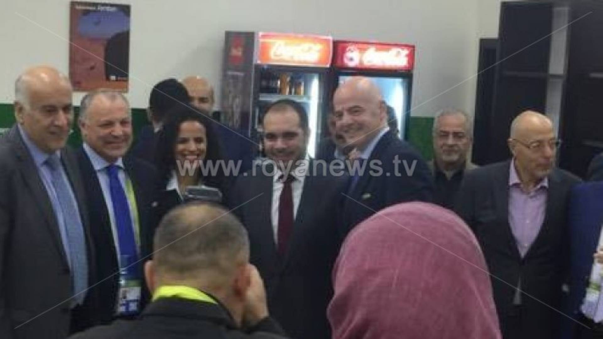 وصول رئيس الاتحاد الدولي لحضور المباراة النهئية