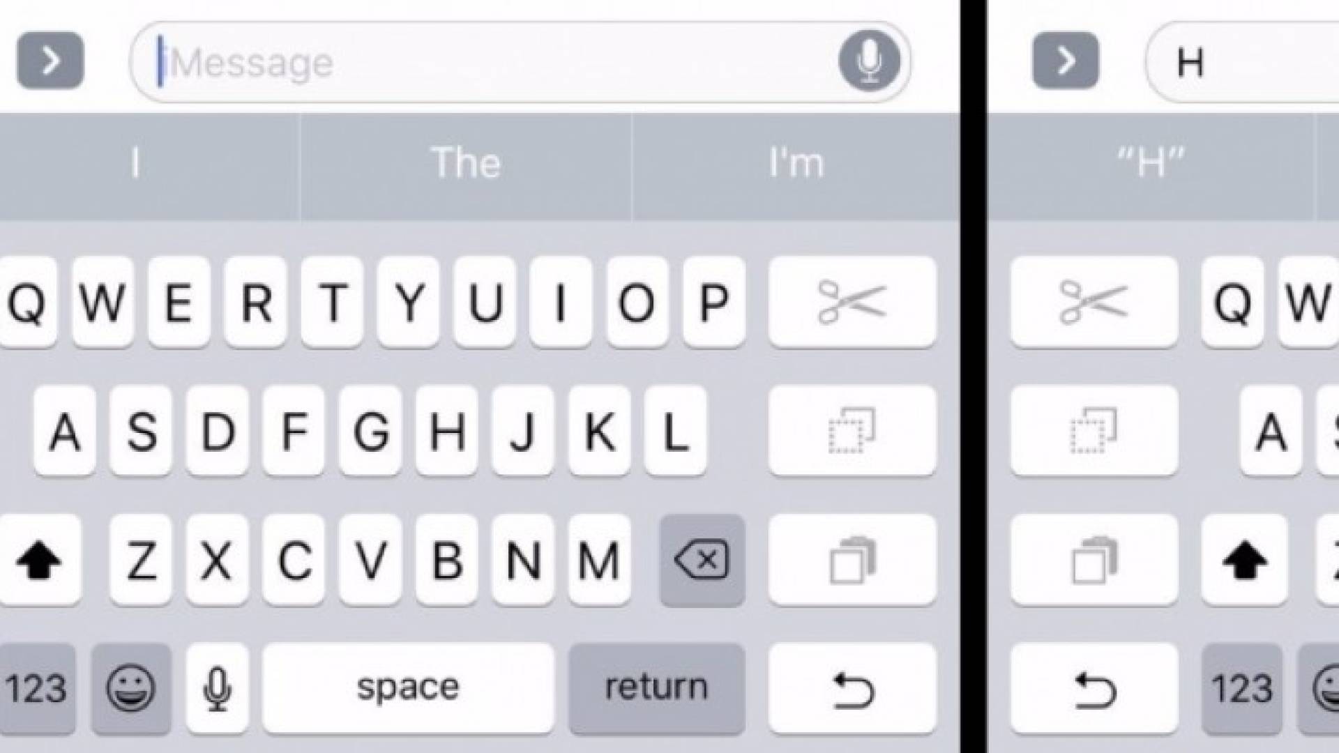 لوحة مفاتيح خفية جديدة في أكواد نظام أبل المحمول iOS