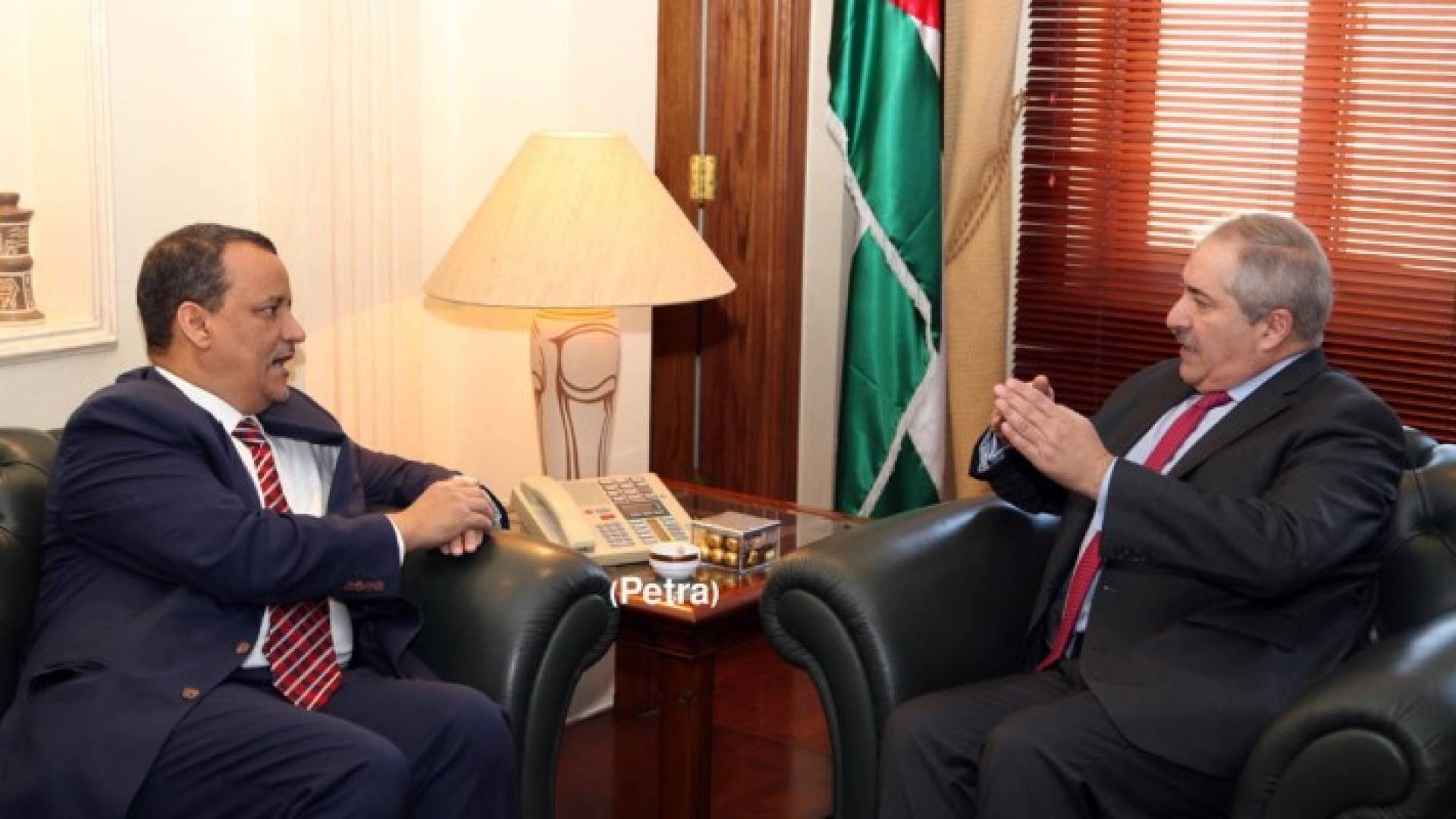 وزير الخارجية والمبعوث الاممي لليمن