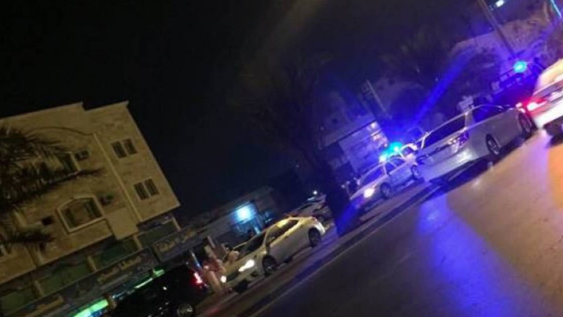 مكان اطلاق النار على رجلي أمن