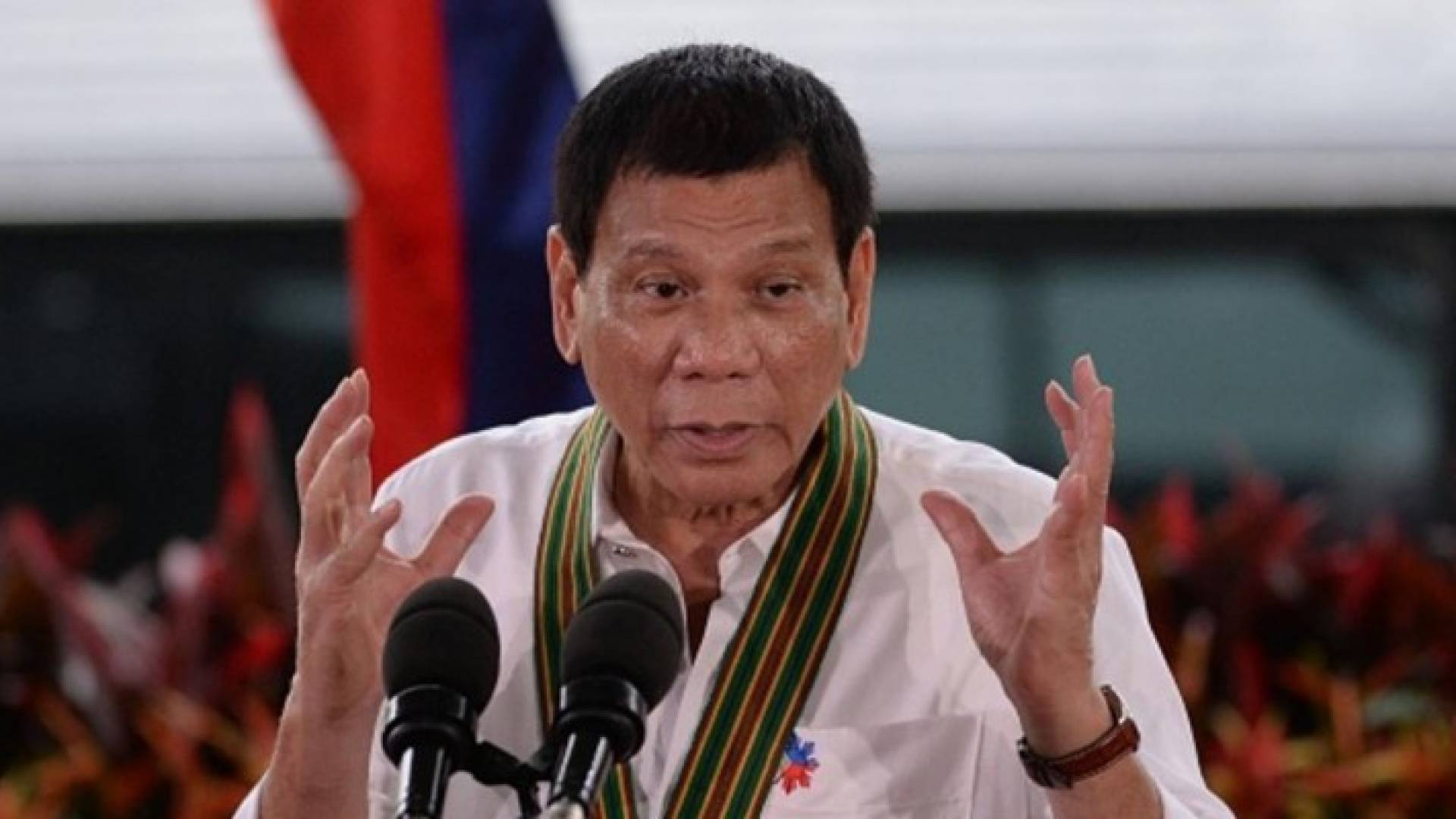 الرئيس الفلبيني  رودريغو دوتيرتي