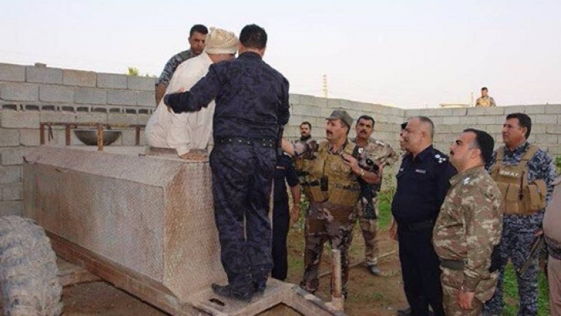 نزار حمود عبد الغني لحظة اعتقاله