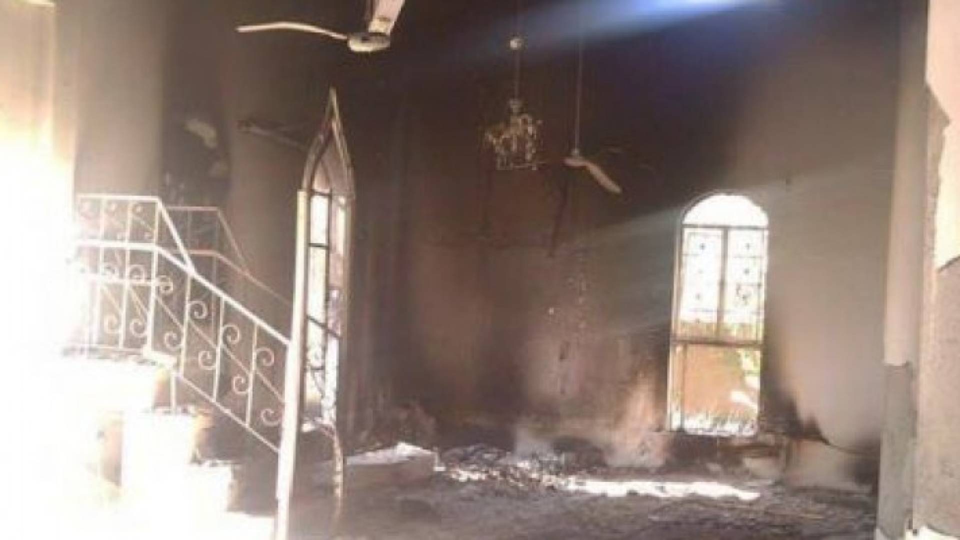 جانب من التفجير