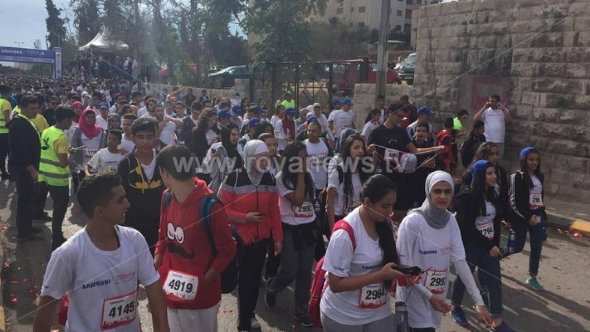 انطلاق الماراثون من المدينة الرياضية