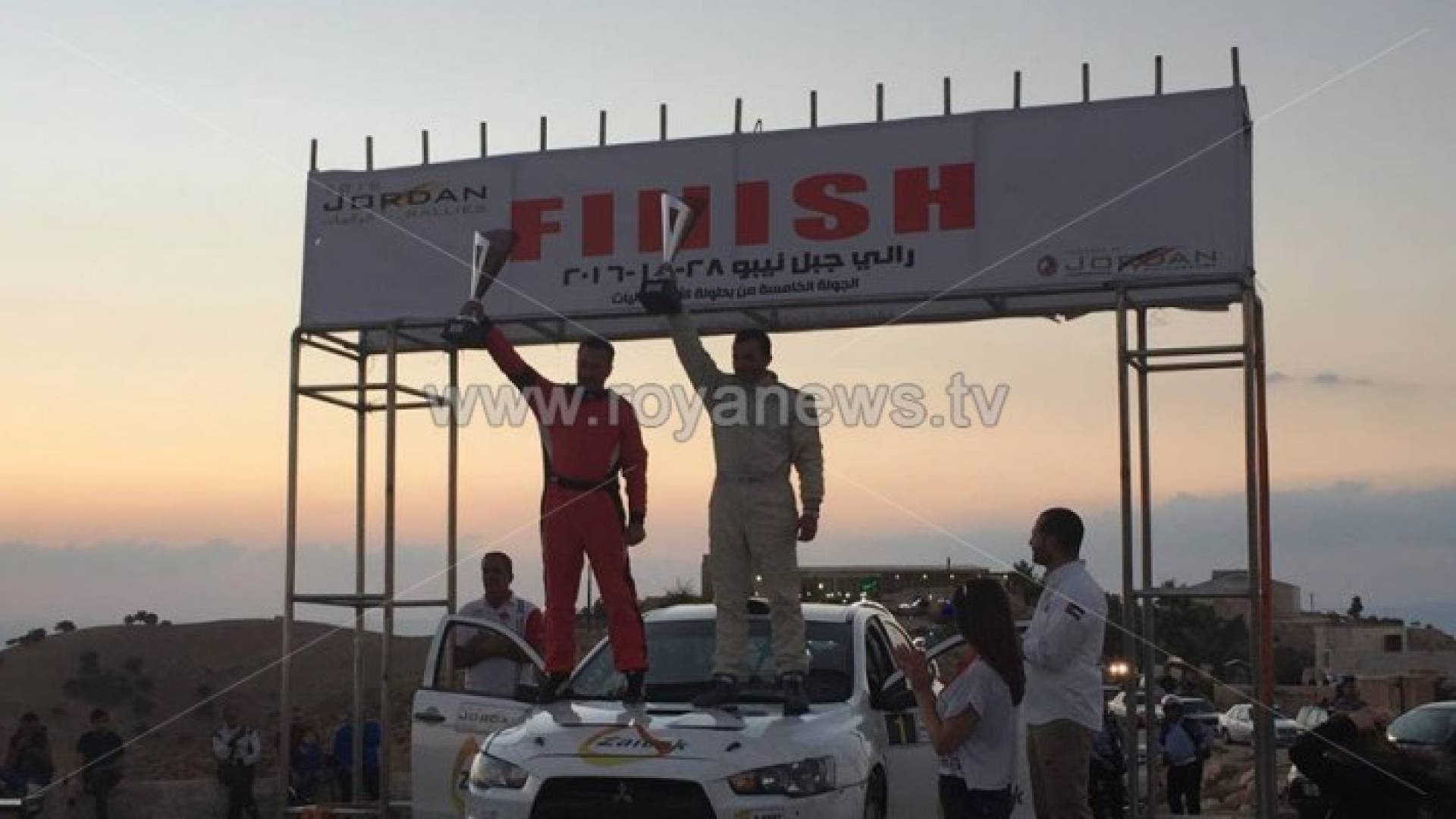 خالد جمعة يتوج بلقب رالي جبل نيبو