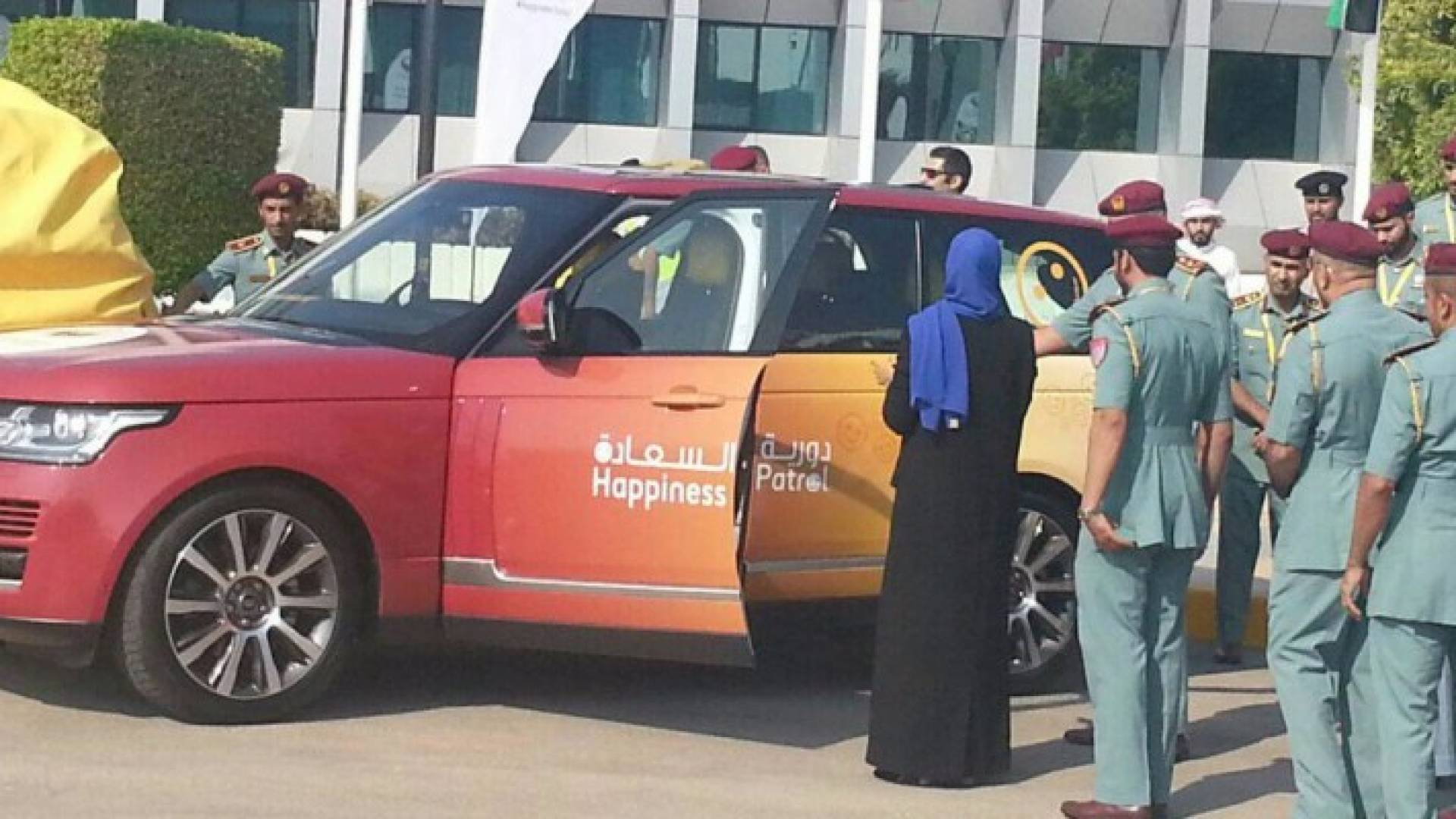 دورية السعادة في ابو ظبي