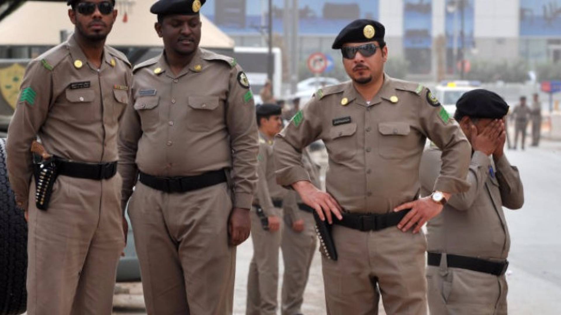 عناصر من الشرطة السعودية 