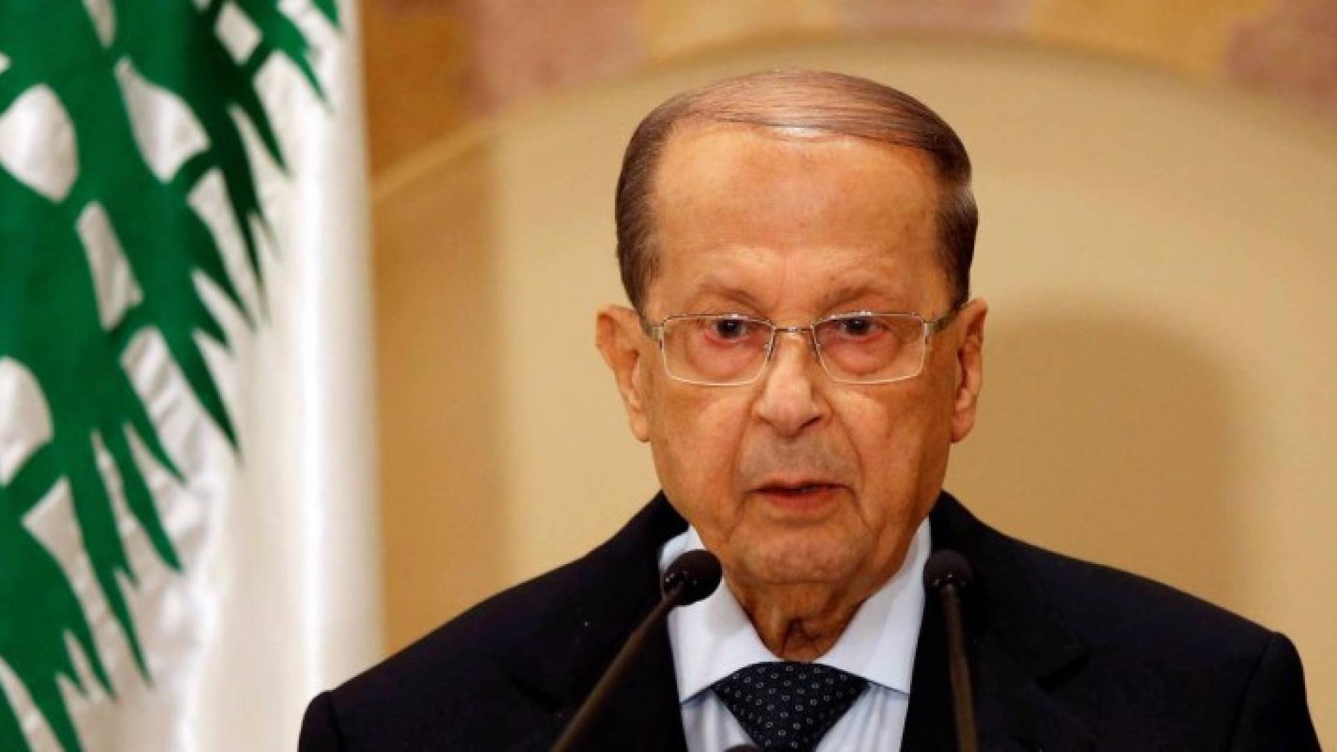 الرئيس اللبناني المنتخب ميشال عون 