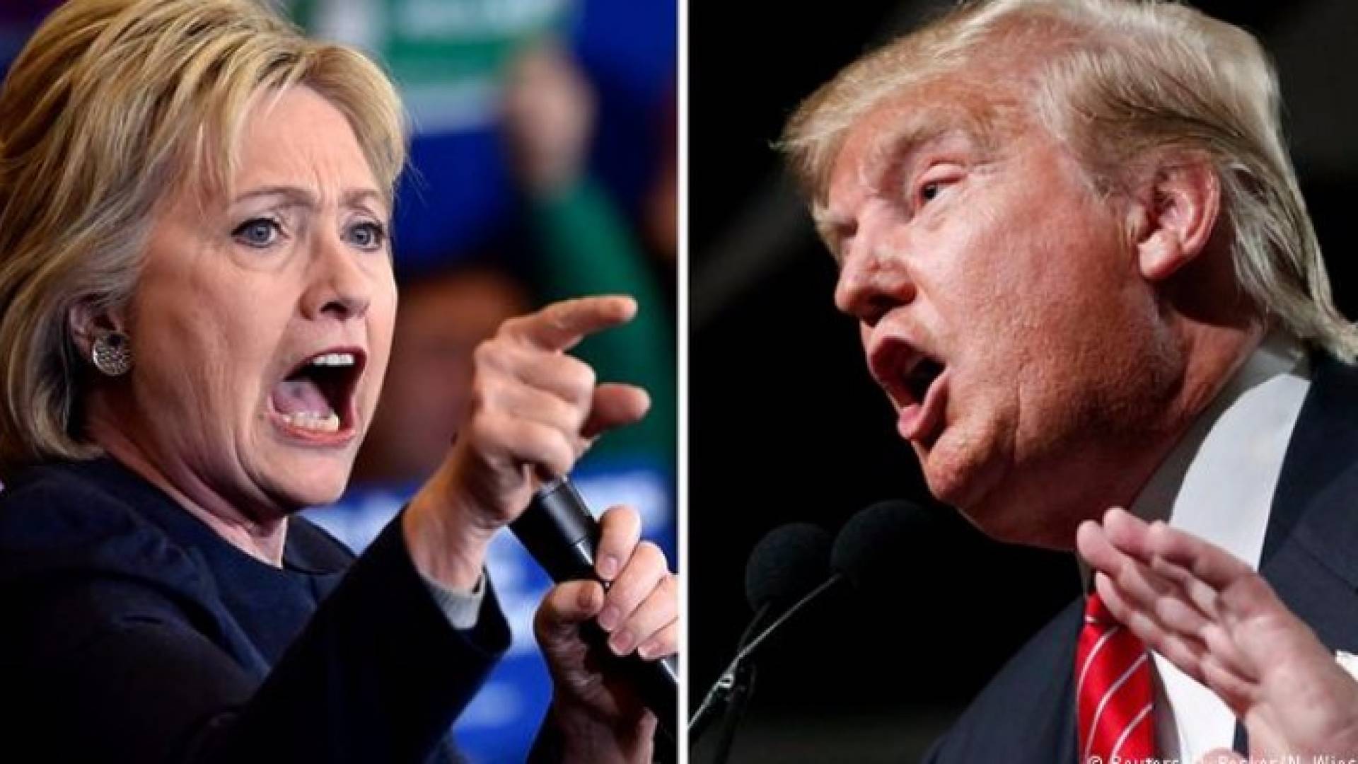 ترامب وكلينتون 