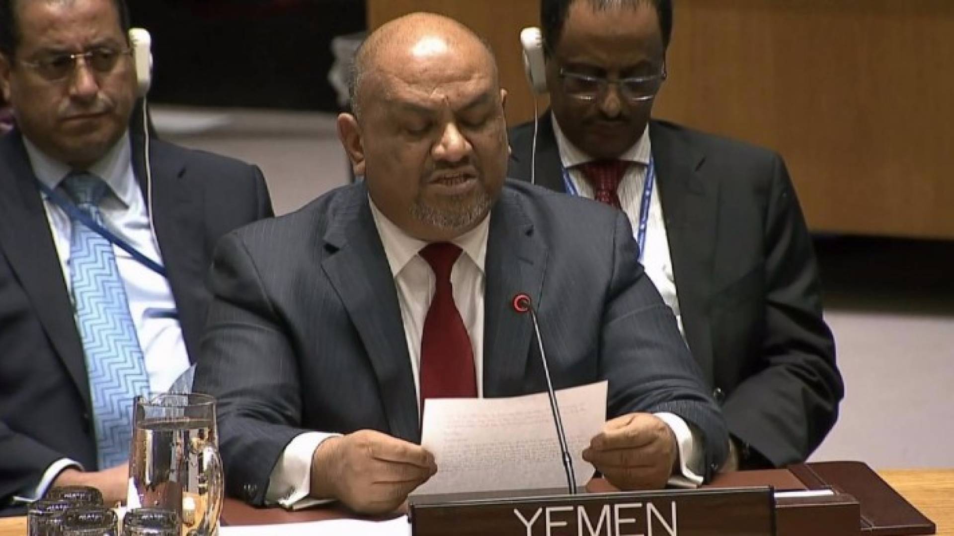 خالد اليماني يتحدث أمام مجلس الأمن في نيويورك