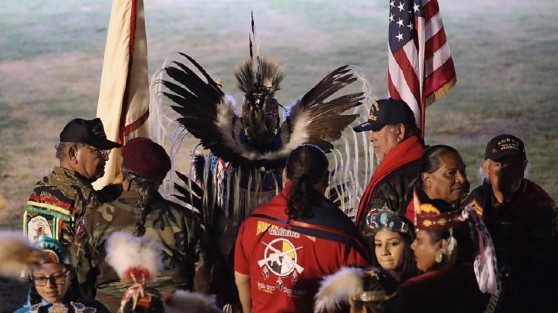 محتجون في نورث داكوتا من السكان الأصليين