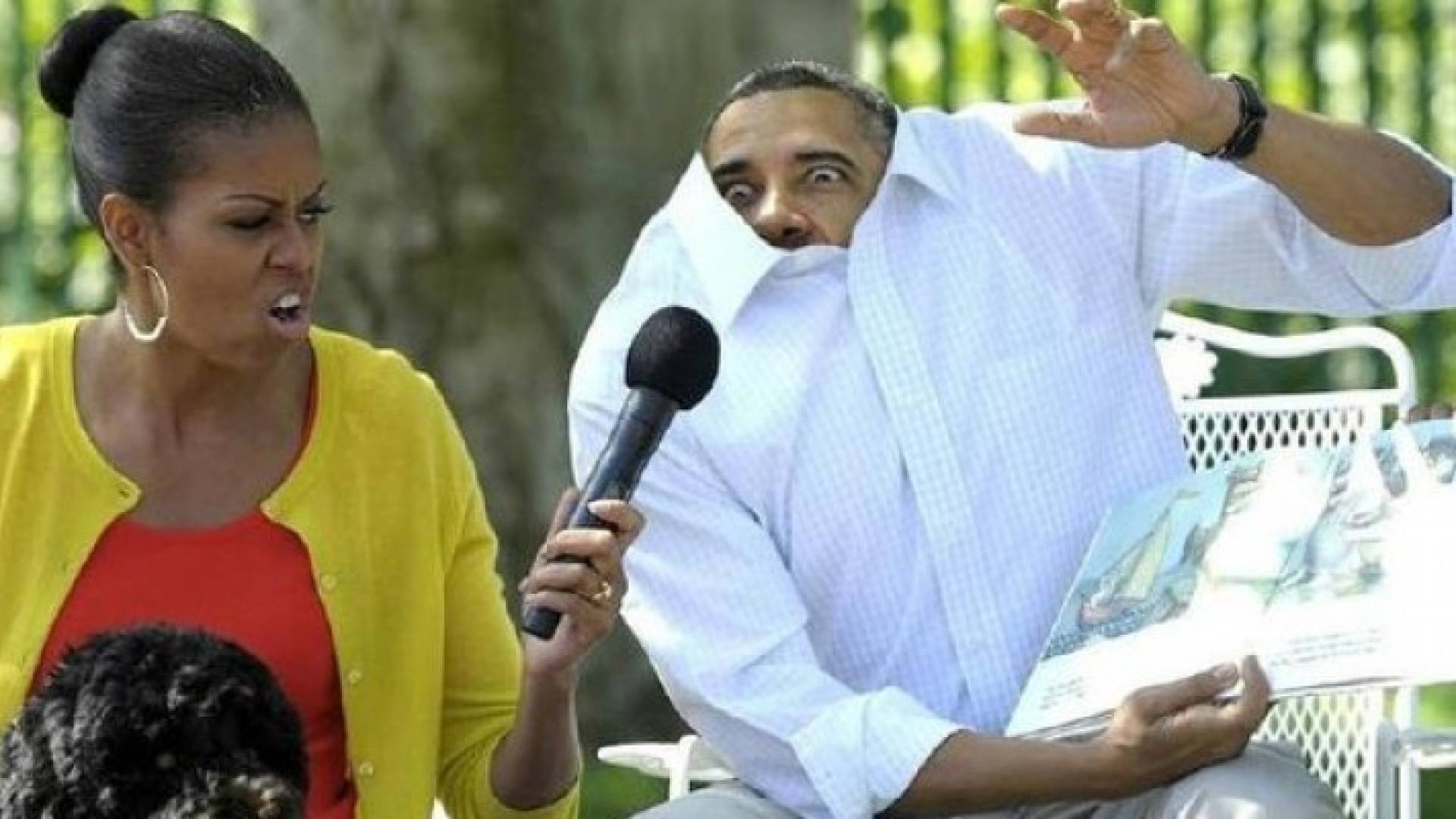 الرئيس الامريكي مختبئ 