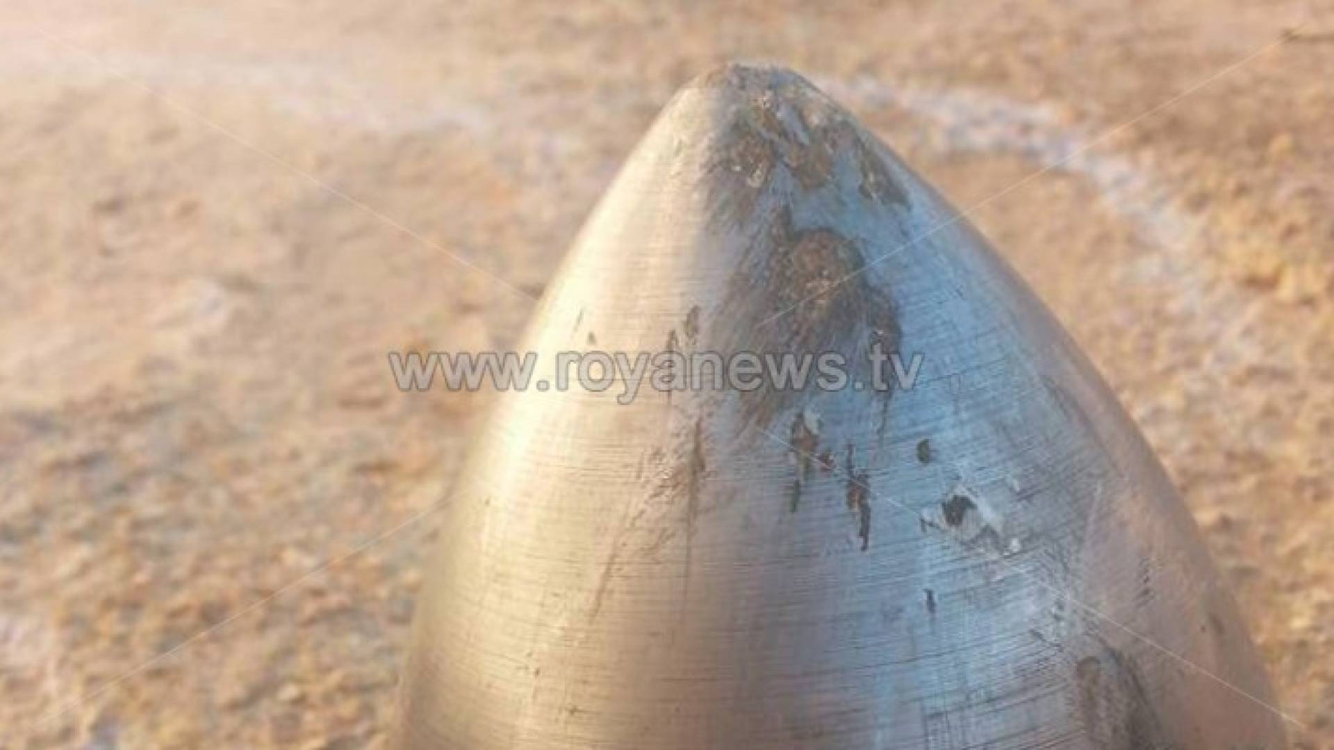 القذيفة الثالثة التي سقطت مساء الاربعاء على الرمثا