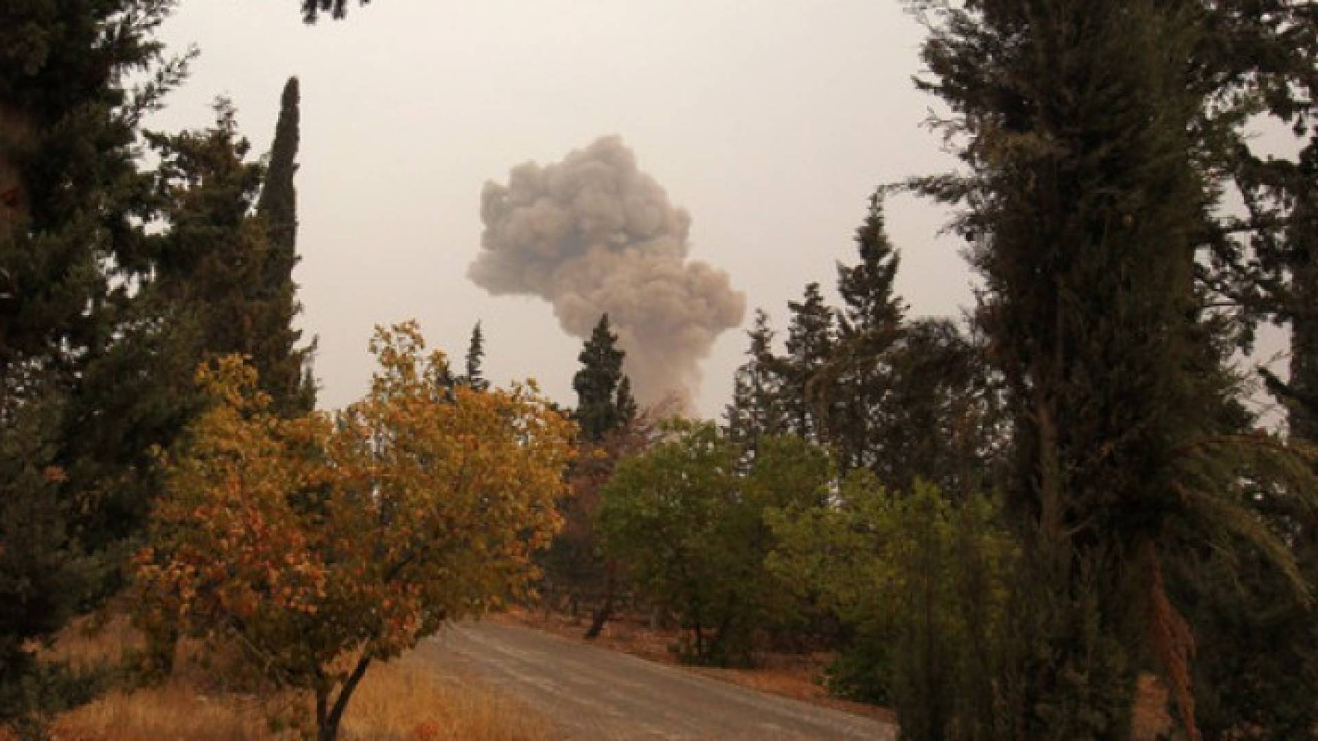 غارة سابقة على حلب