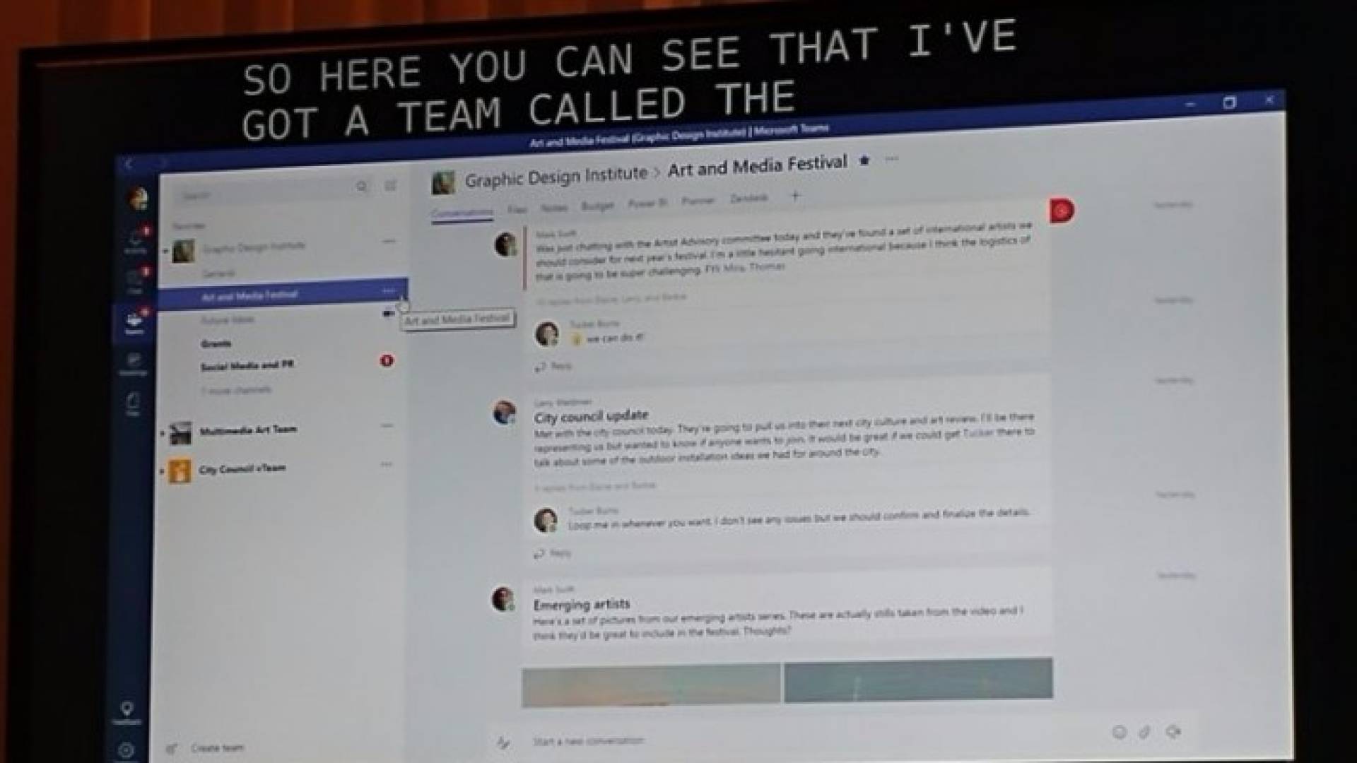 إطلاق خدمة جديدة تدعى Microsoft teams