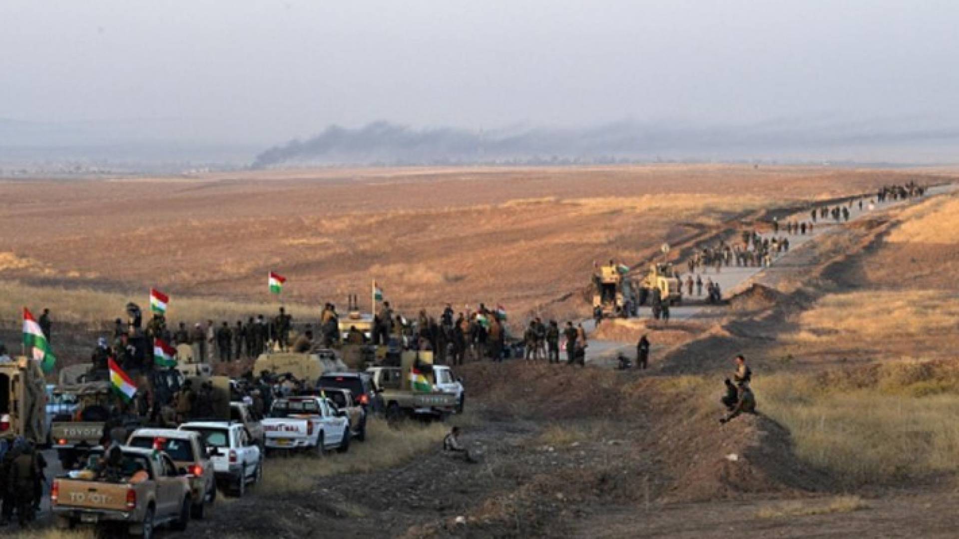  قوات من البشمركة الكردية تشارك في عمليات استعادة الموصل - 20 أكتوبر 2016.