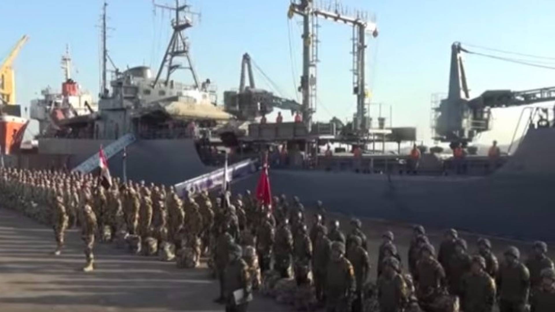 القوات المصرية المشاركة في تمرين العقبة 2016 