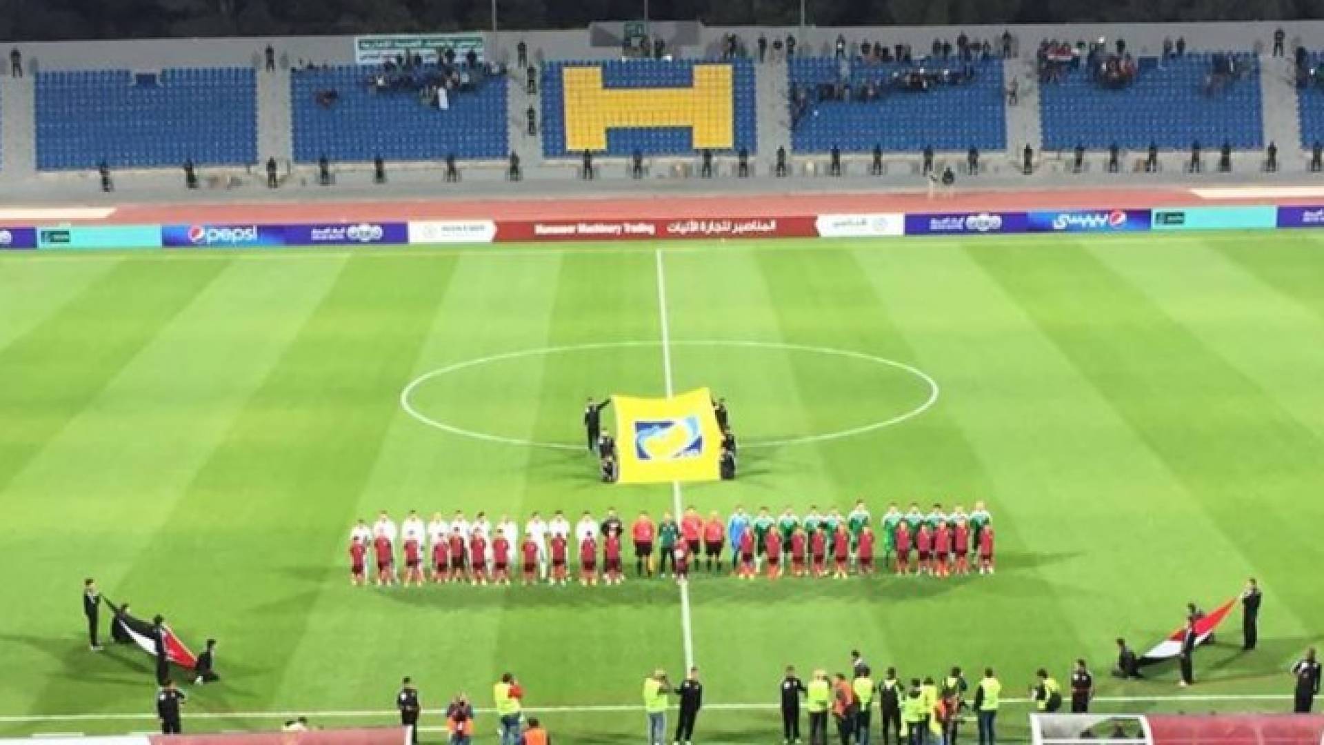 جانب من المبارة 