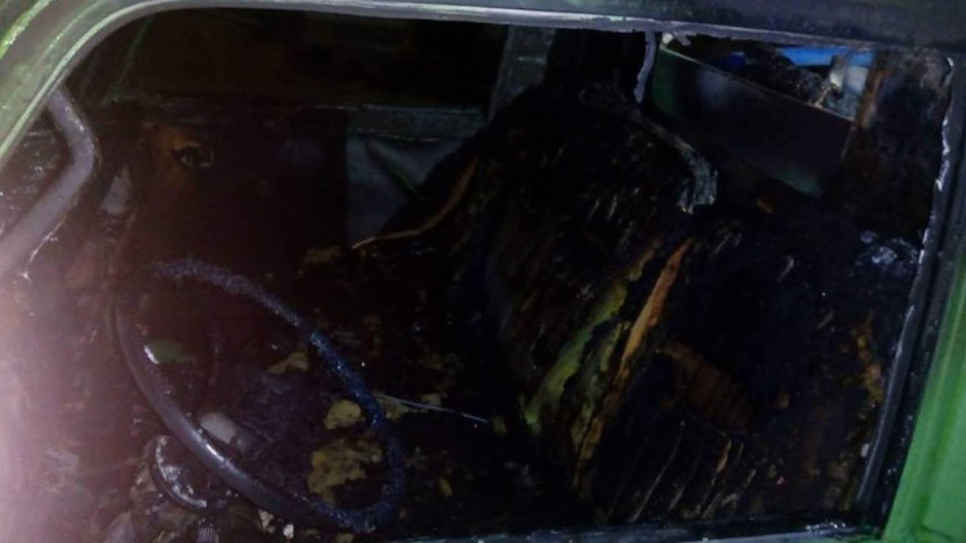 حريق صهريج مياه في اربد 