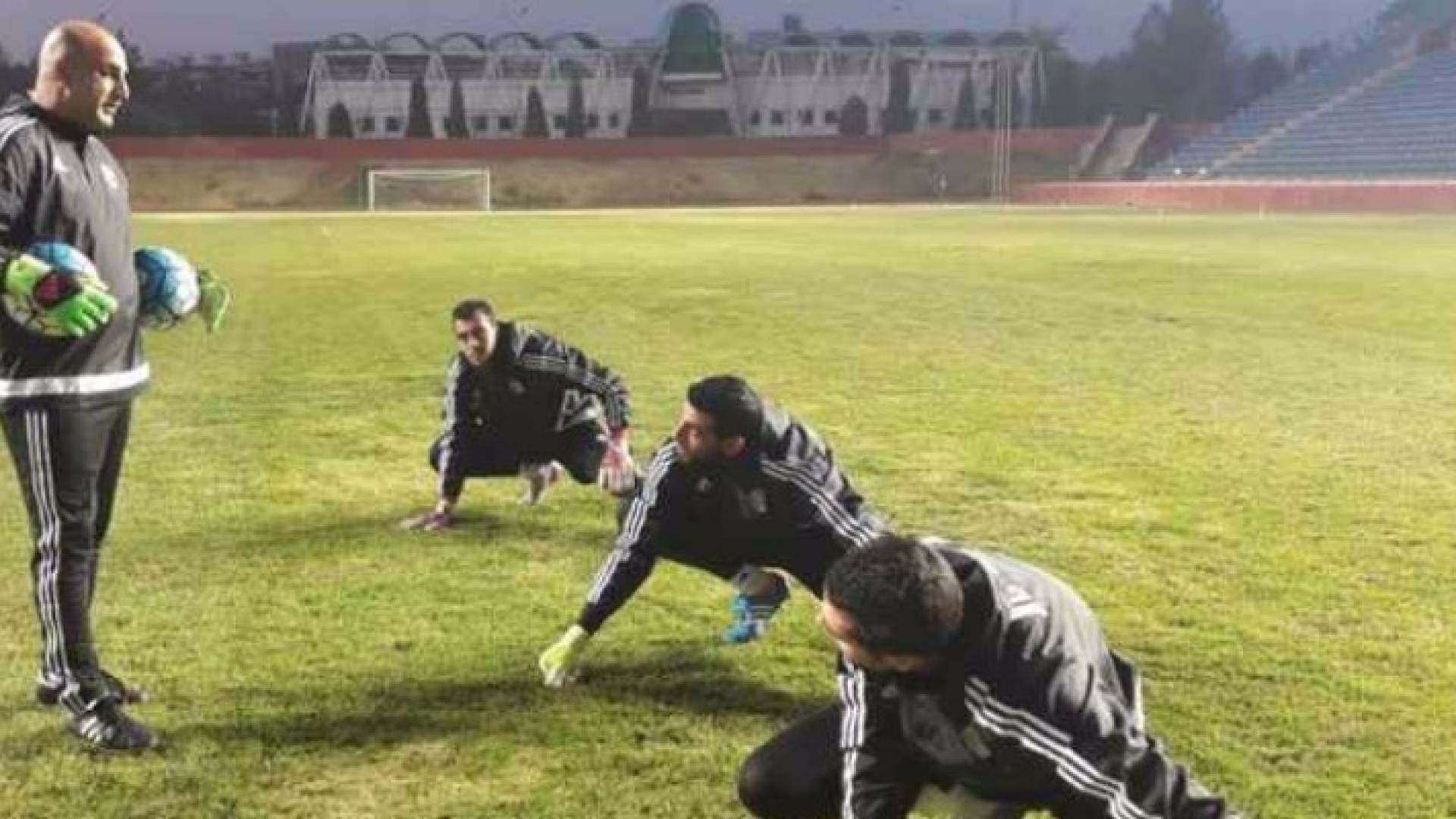 جانب من تدريبات المنتخب 