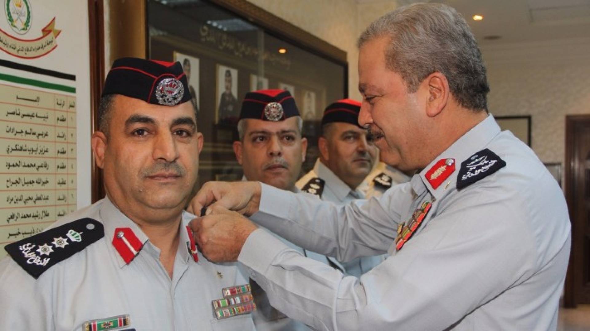 صدور الإرادة الملكية السامية بترفيع كوكبة  من ضباط الدفاع المدني