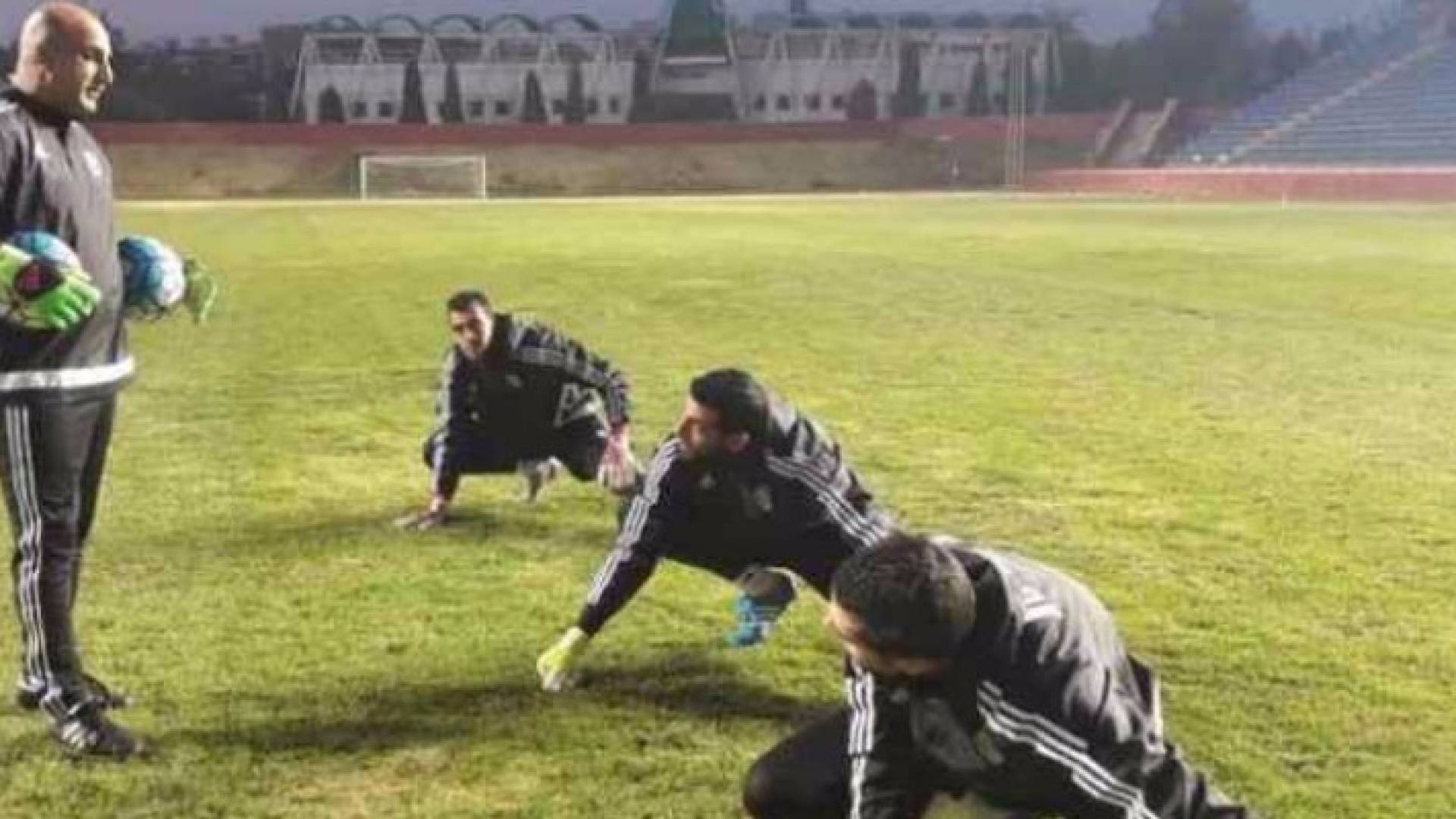 جانب من تدريبات المنتخب
