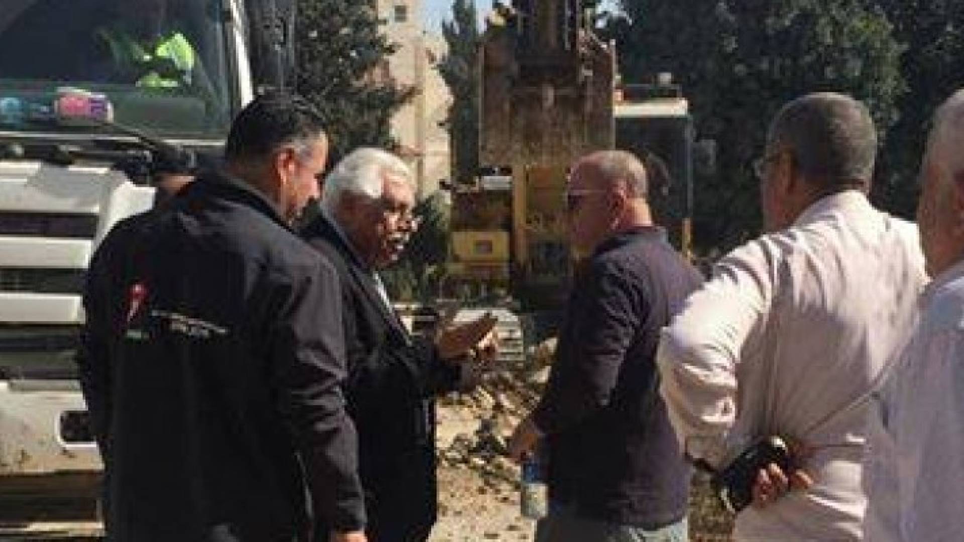 الأمين خلال جولته التفقدية