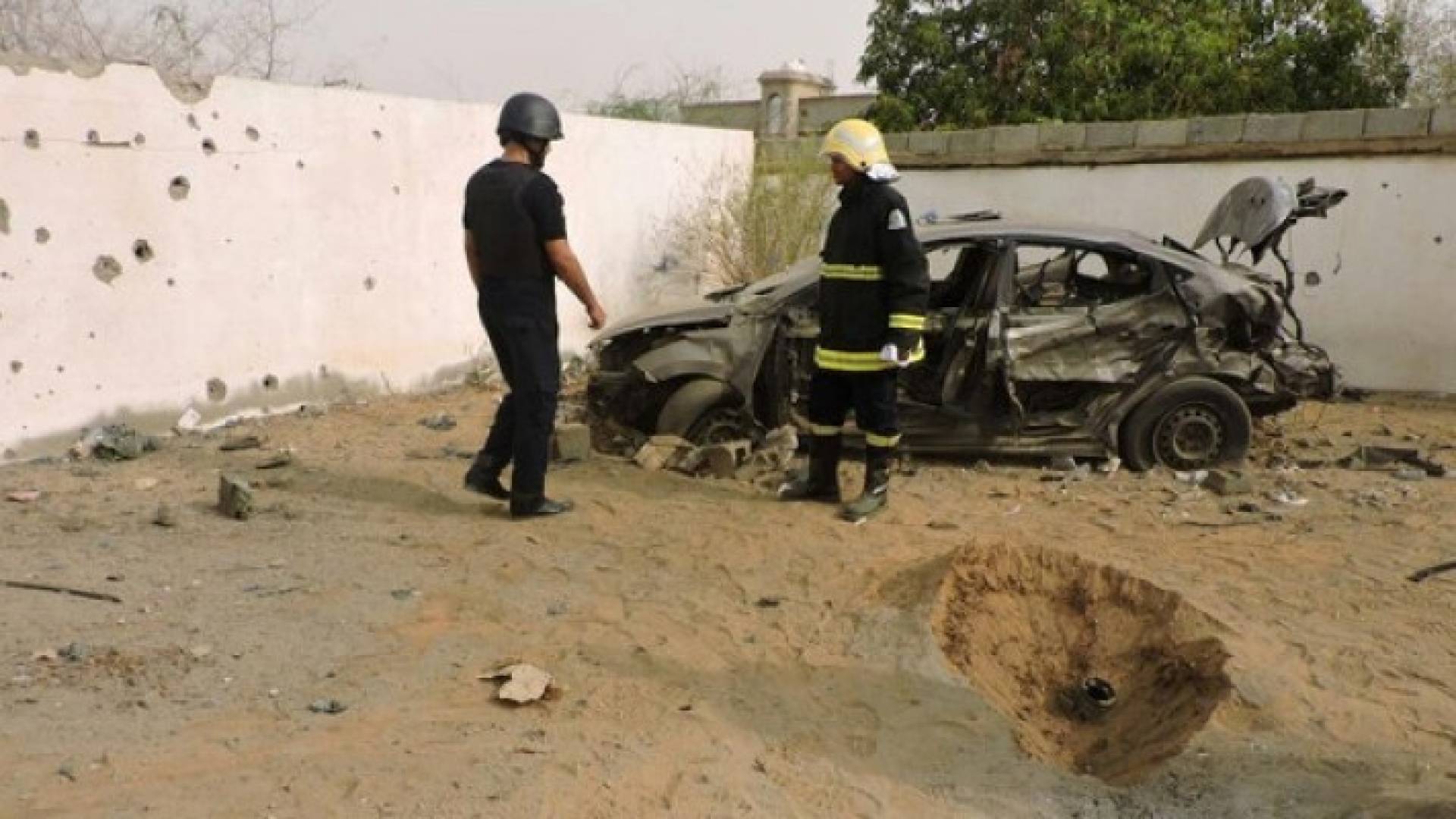 قذائف حوثية سابقة على الطوال (أرشيفية)