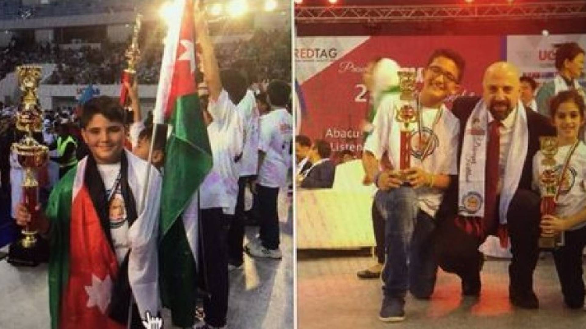 الطلاب الفائزين بالجائزة